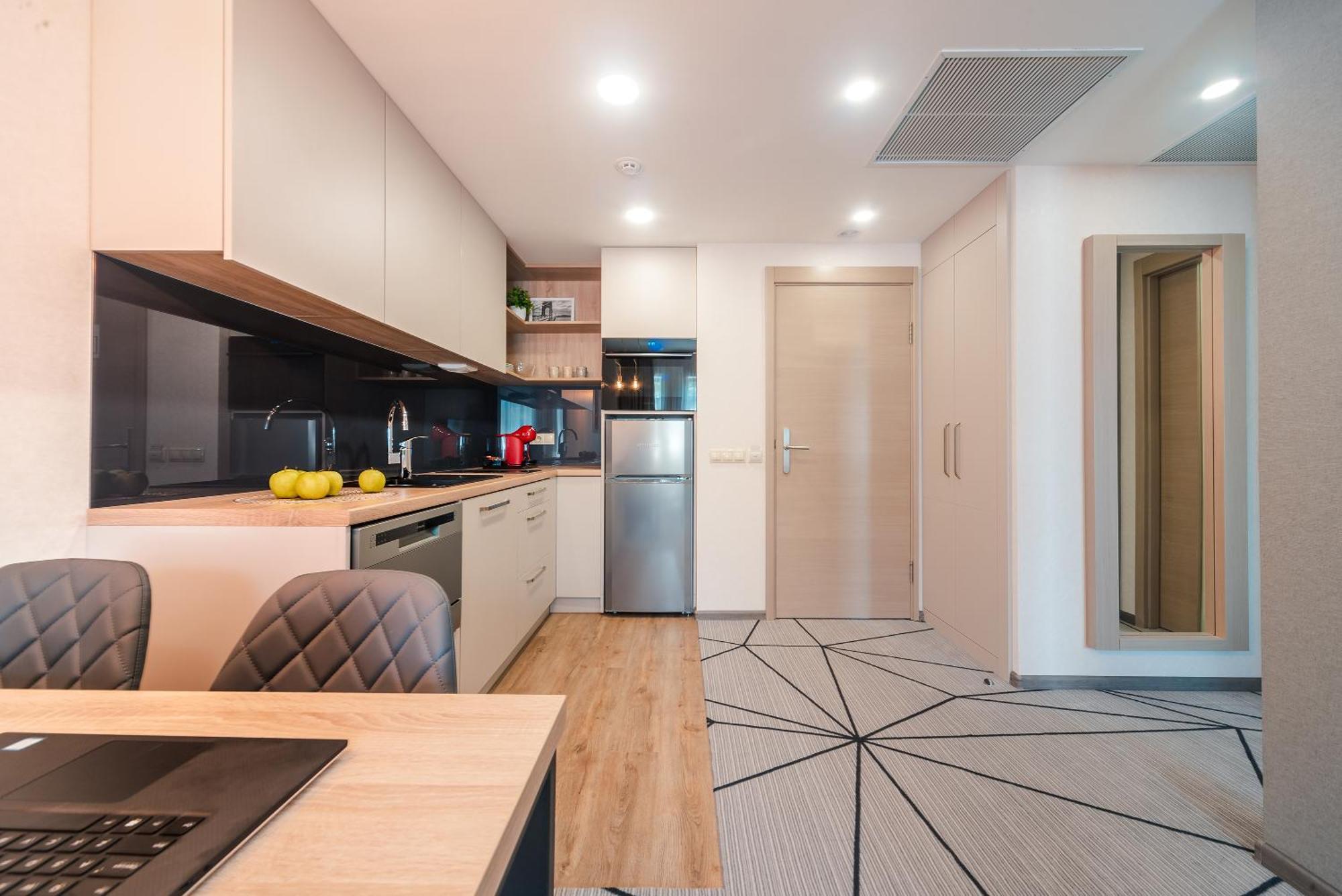 One-Bedroom Apartment Balcony