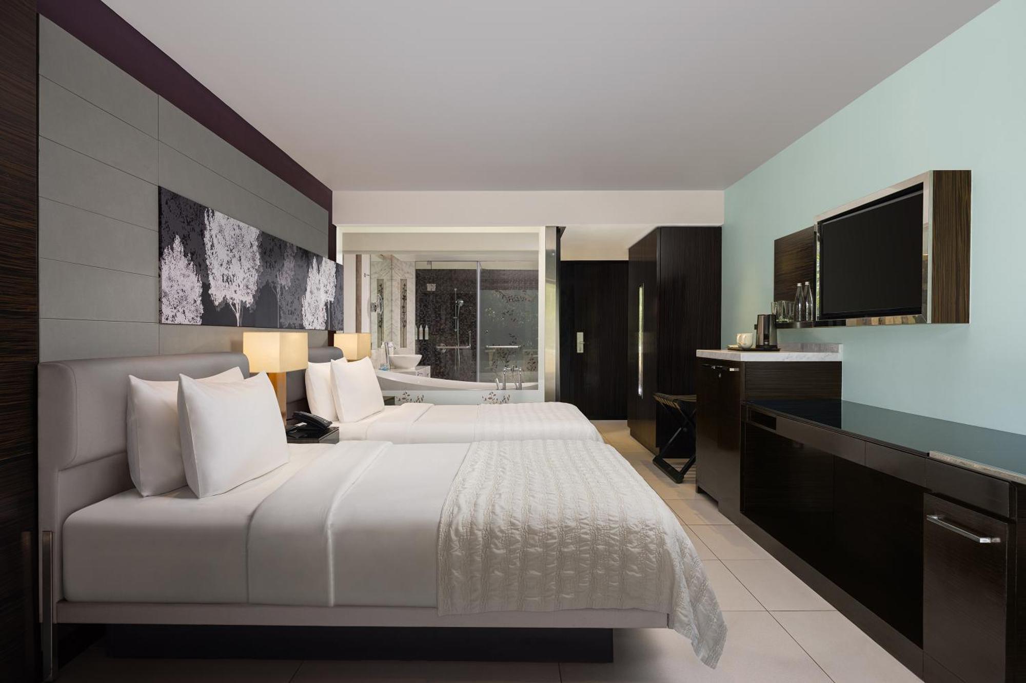 2 Twin or Single Beds Forest View Guest Room