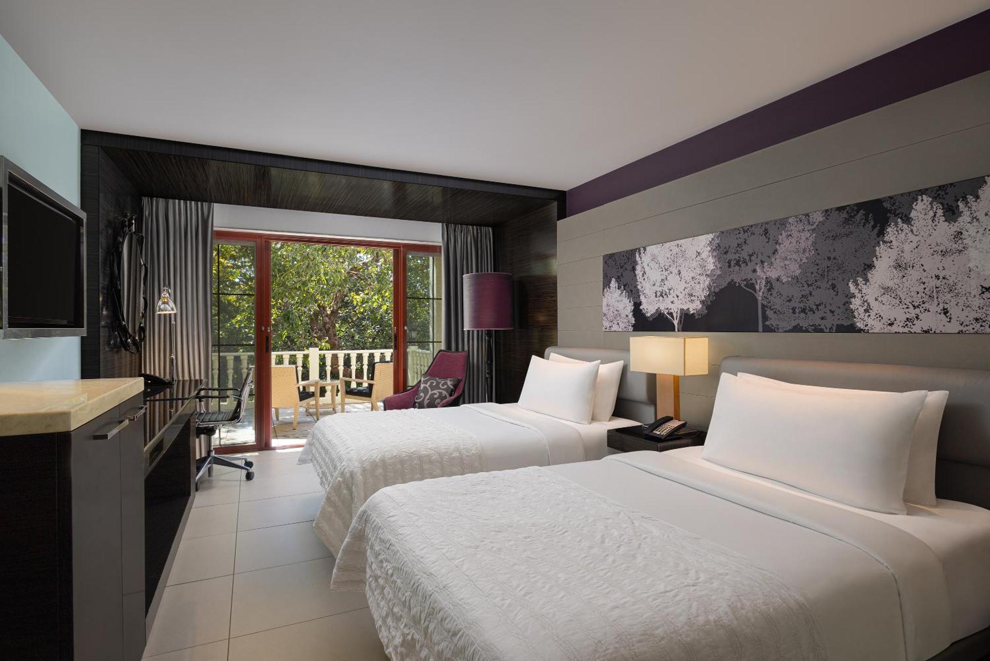 2 Twin or Single Beds Forest View Guest Room