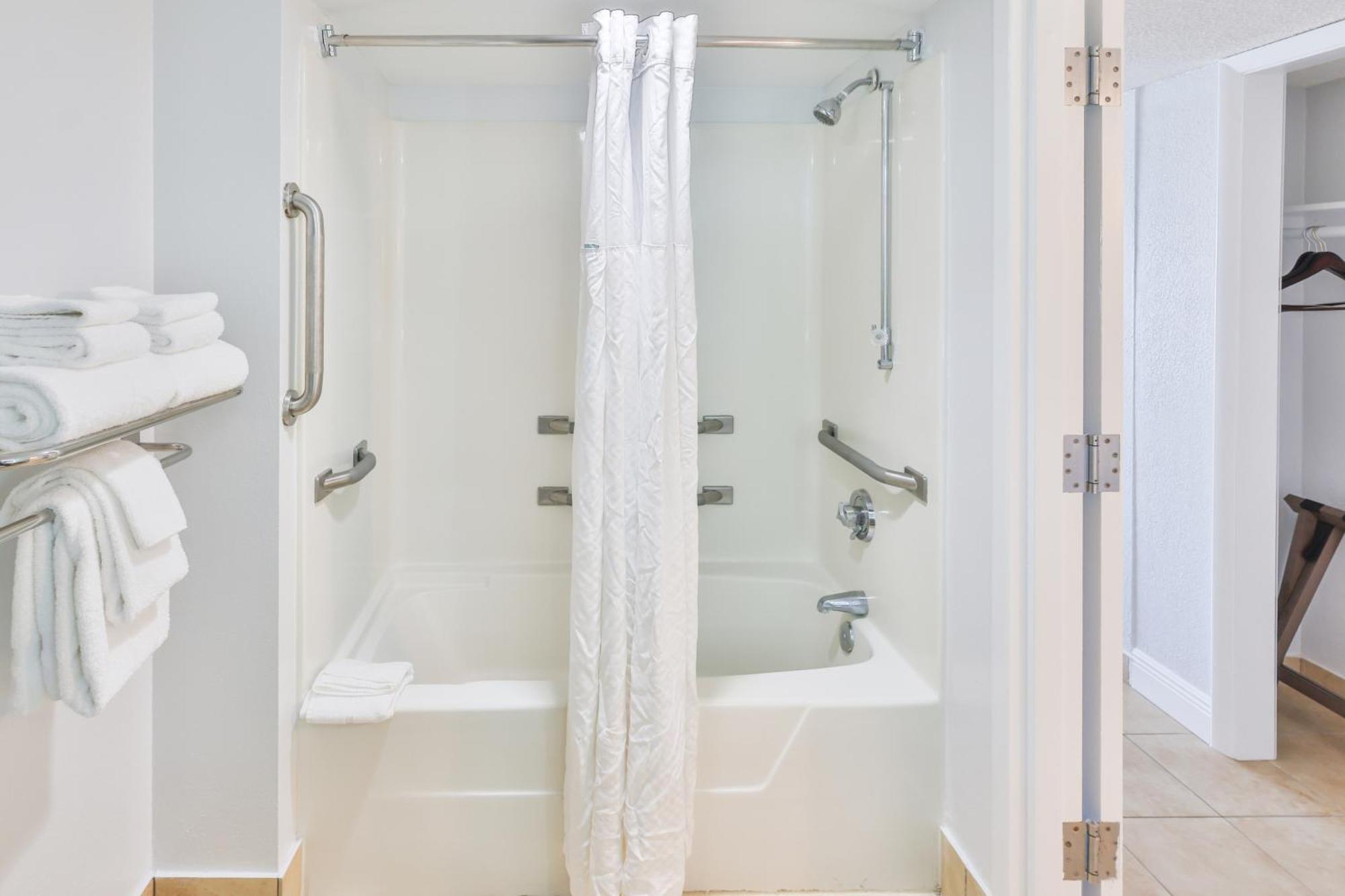 Queen Room Bathtub Grab Bars Mobility Accessible