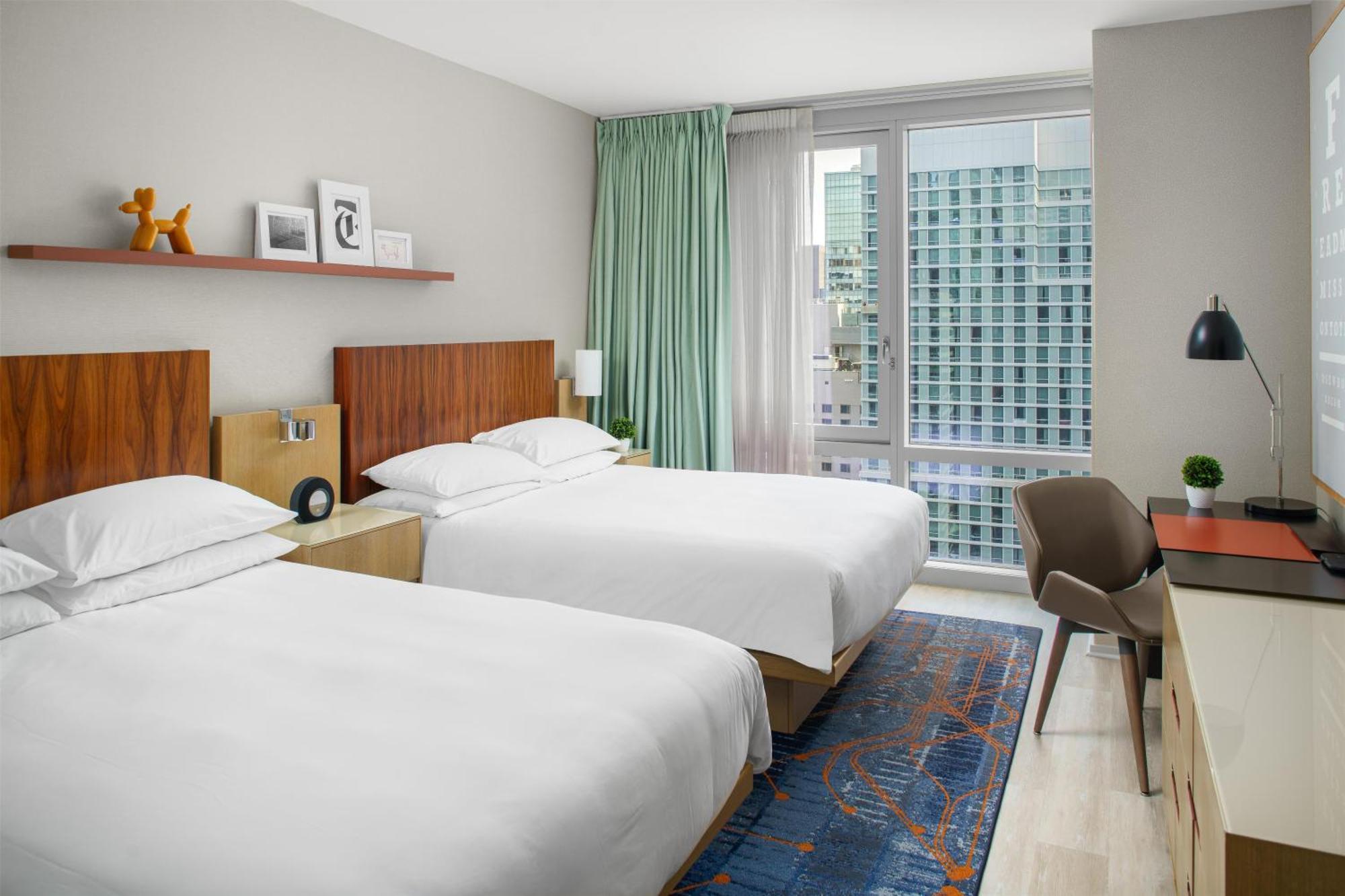 Queen Room Two Queen Beds City View