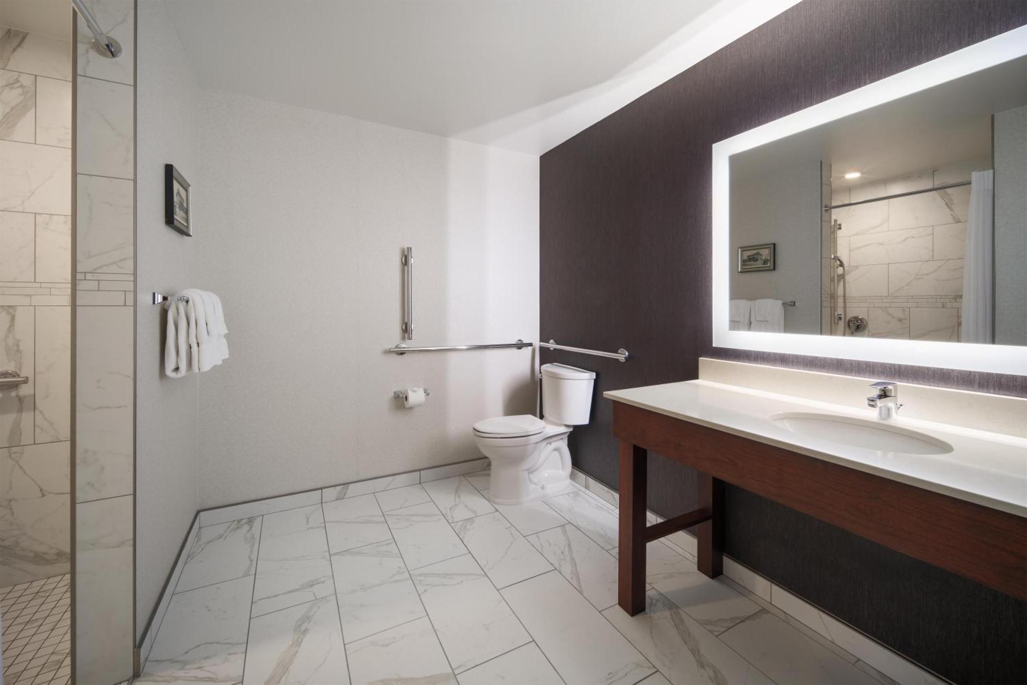 Queen Room Roll Shower Mobility Accessible or Non-Smoking