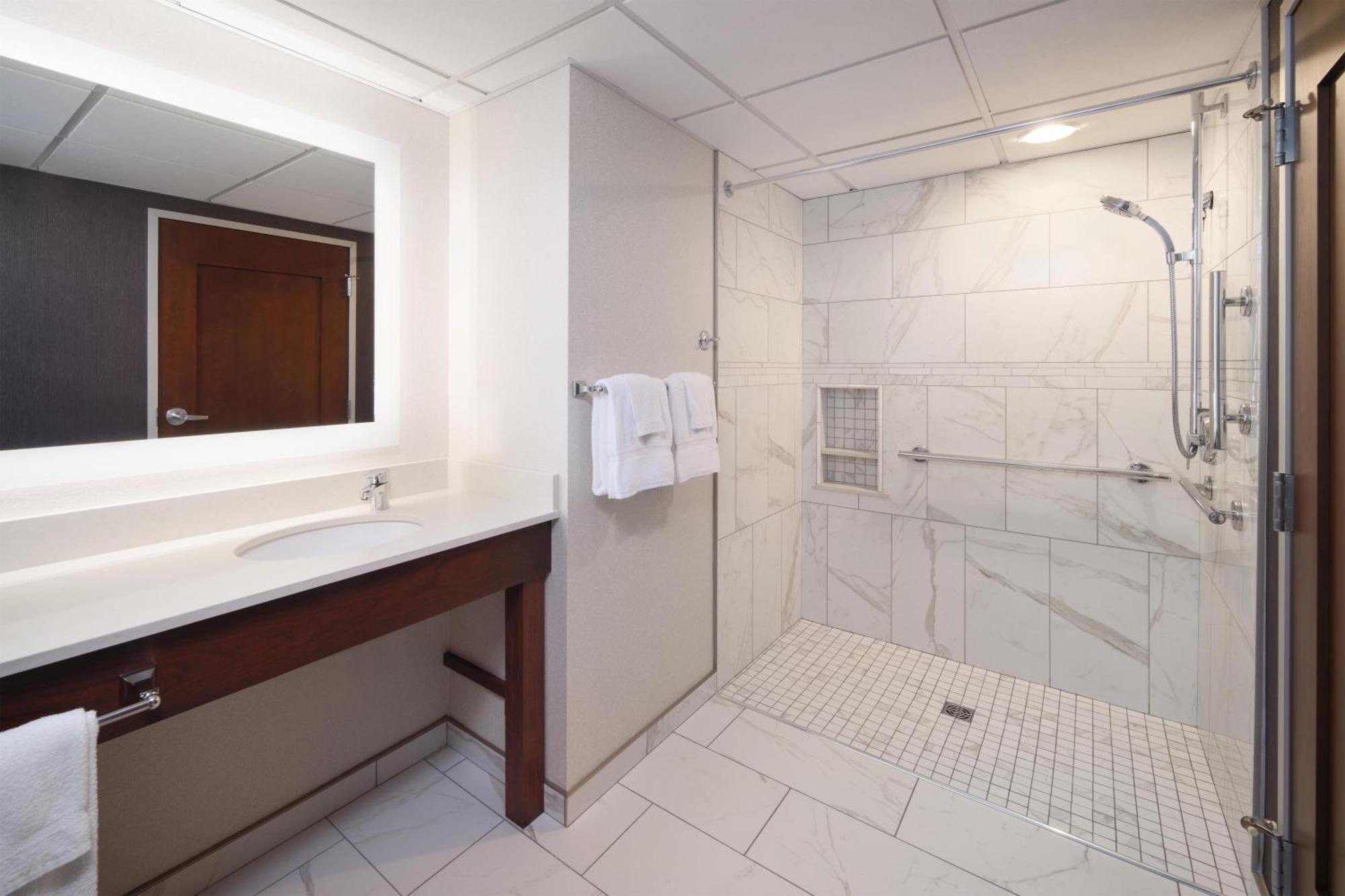 Queen Room Roll Shower Mobility Accessible or Non-Smoking