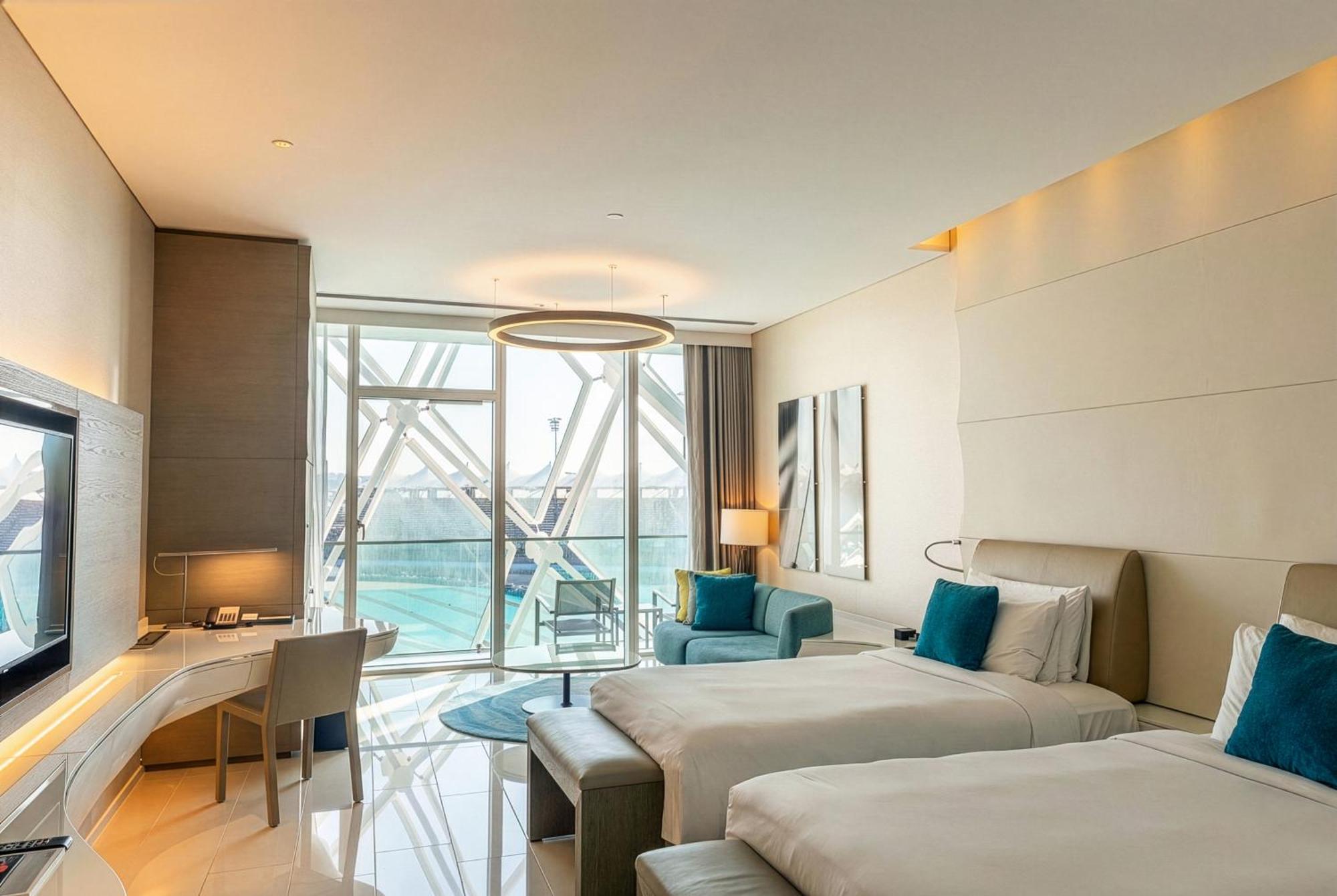 Superior Guest room 2 Twin or Single Beds Balcony Complimentary Yas Beach Access