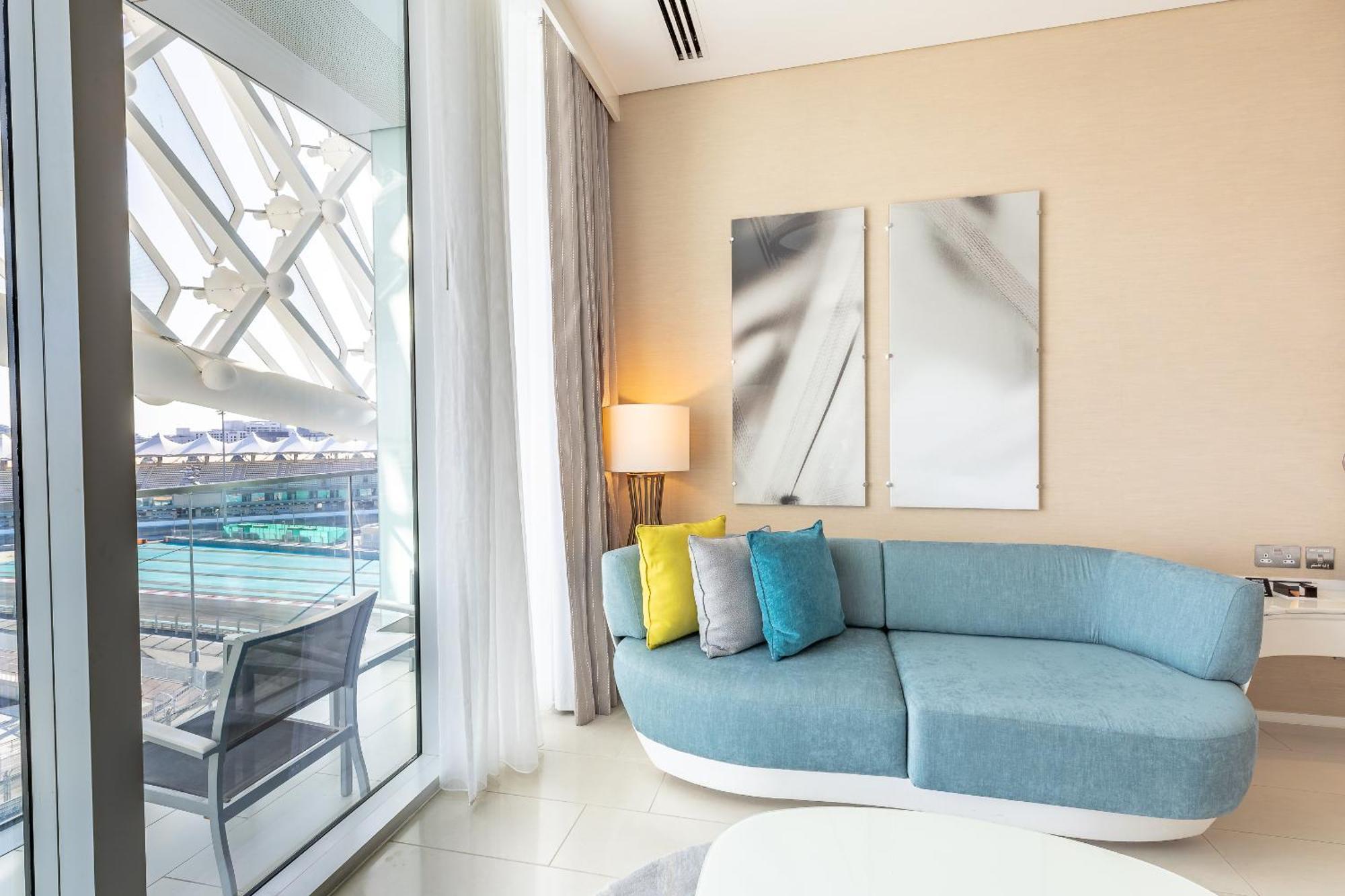 Superior Guest room 1 King Balcony Complimentary Yas Beach Access