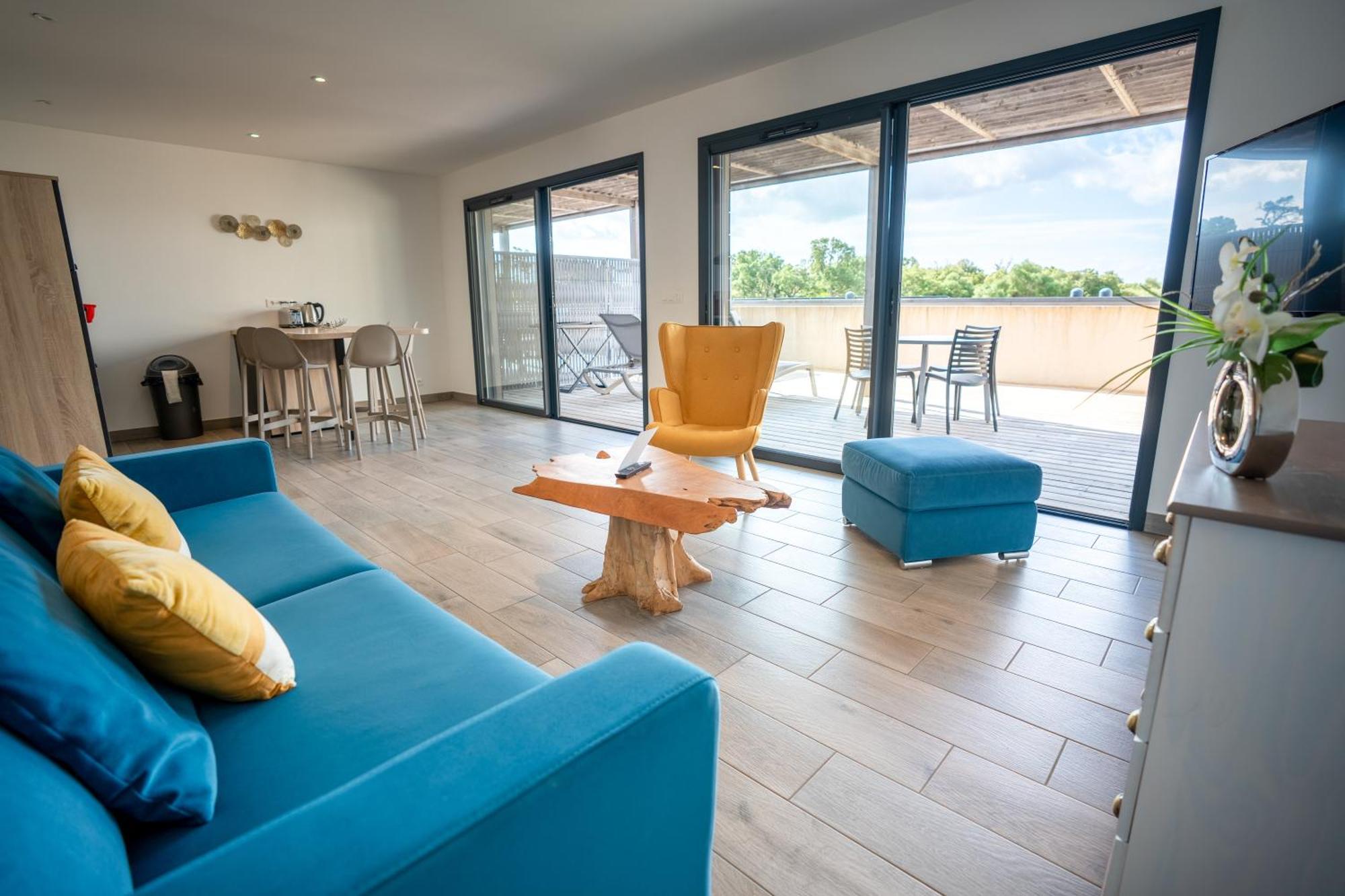 Two-Bedroom Apartment Air Conditioning Terrace