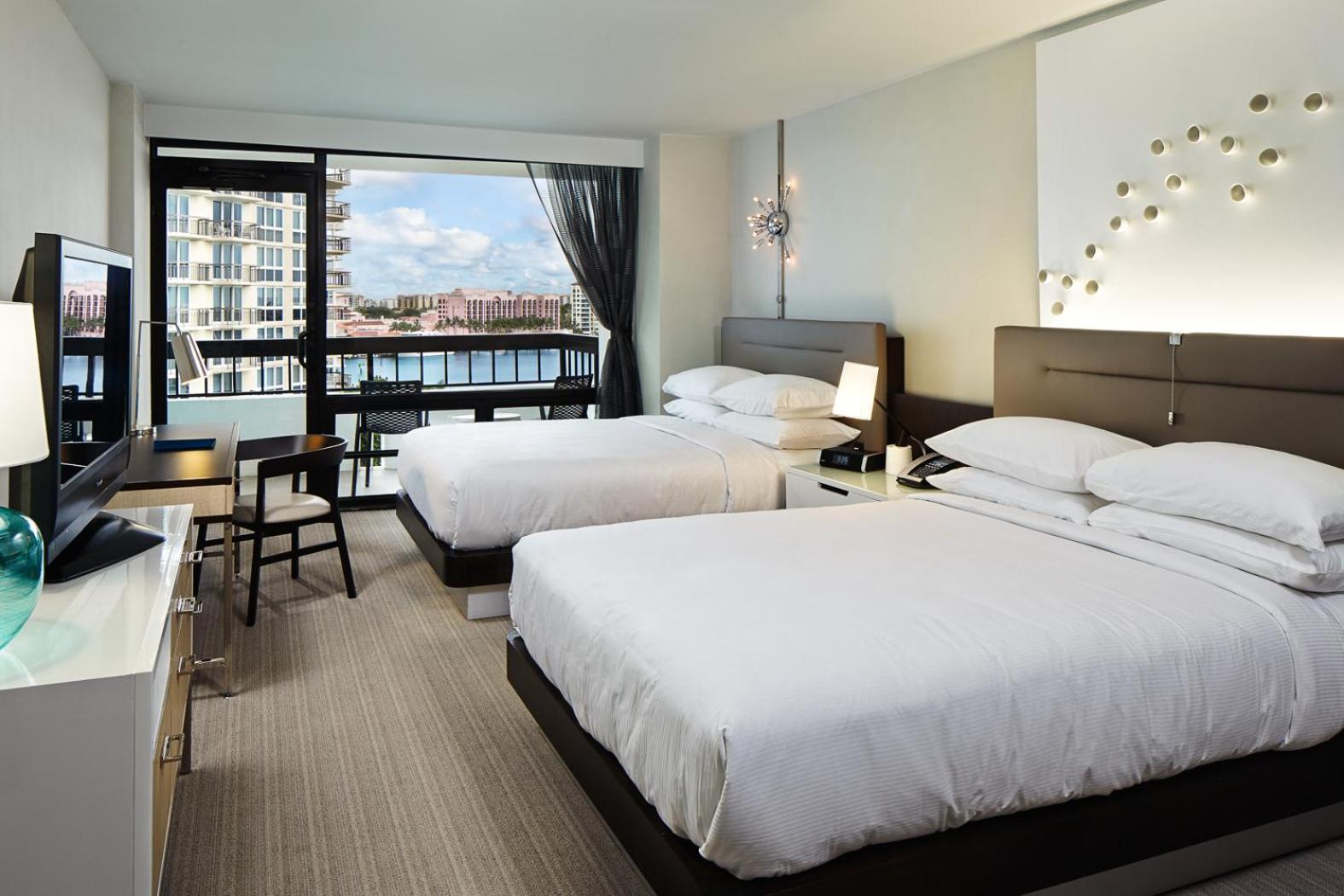 Queen Room Two Queen Beds Ocean View Balcony