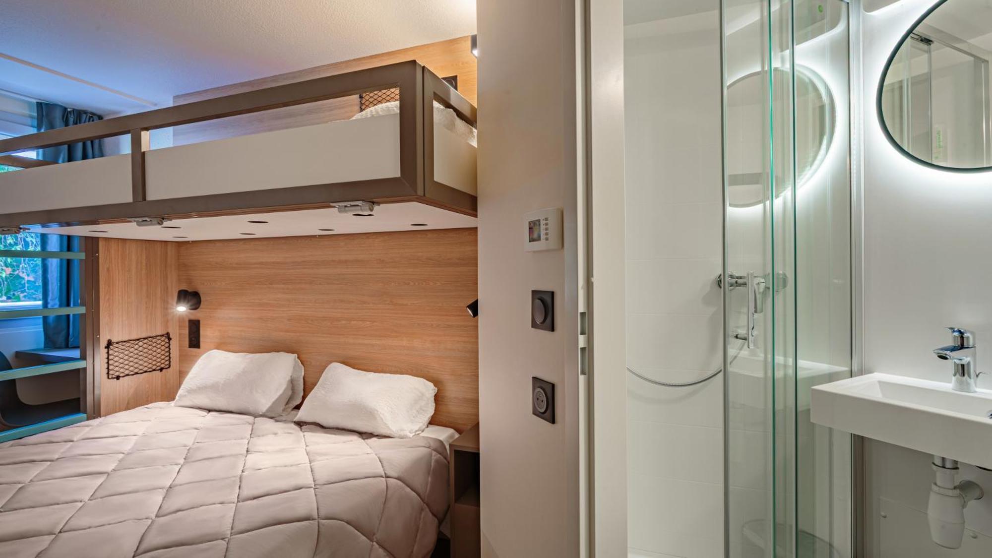 Standard Queen Room One Bunk Bed