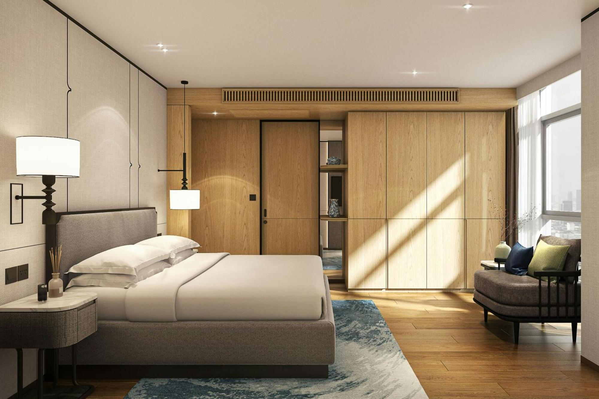 Executive Suite met Kingsize Bed, 1 Slaapkamer en Uitzicht op de Stad