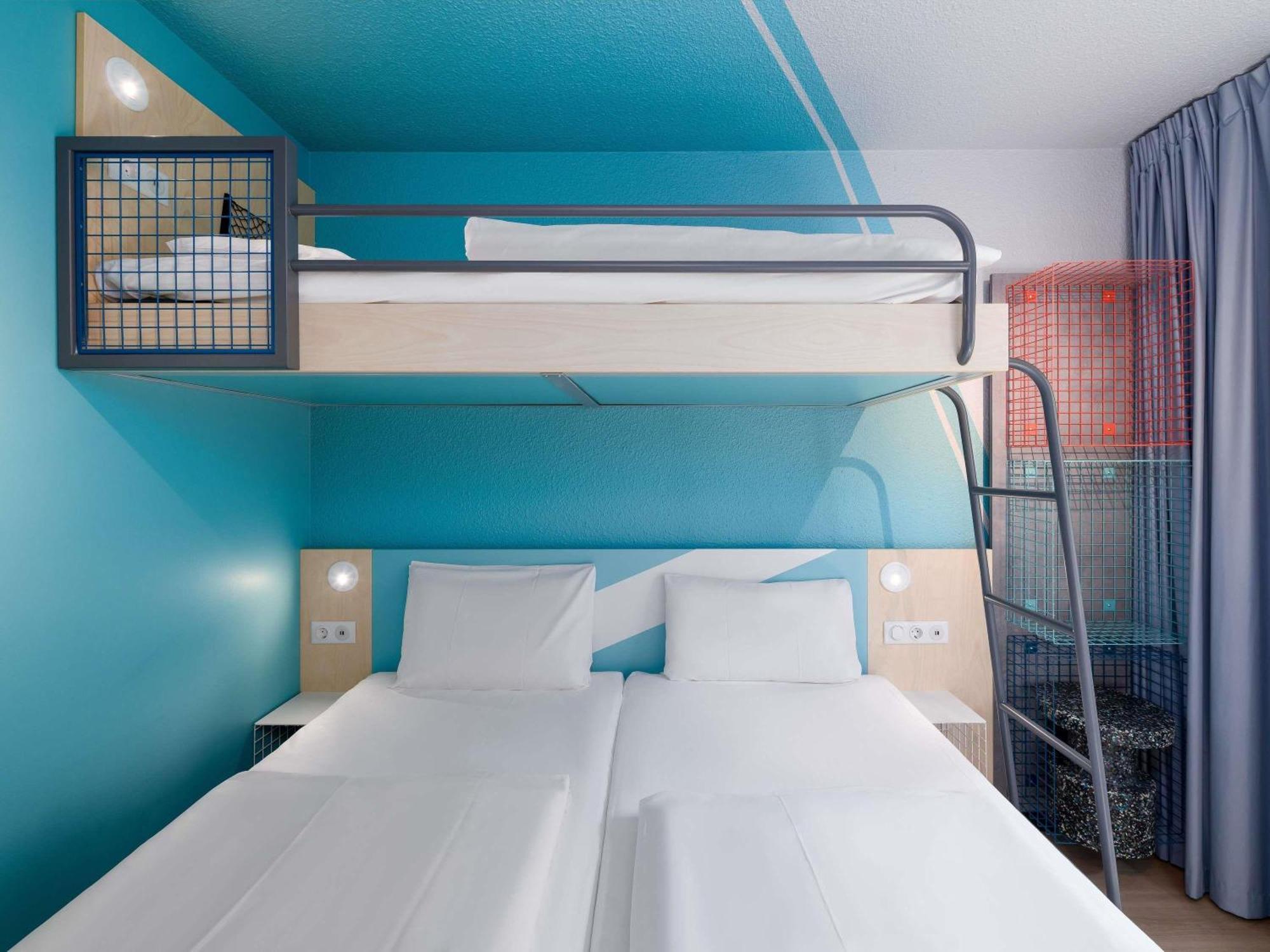 Small triple room two single beds a bunk bed