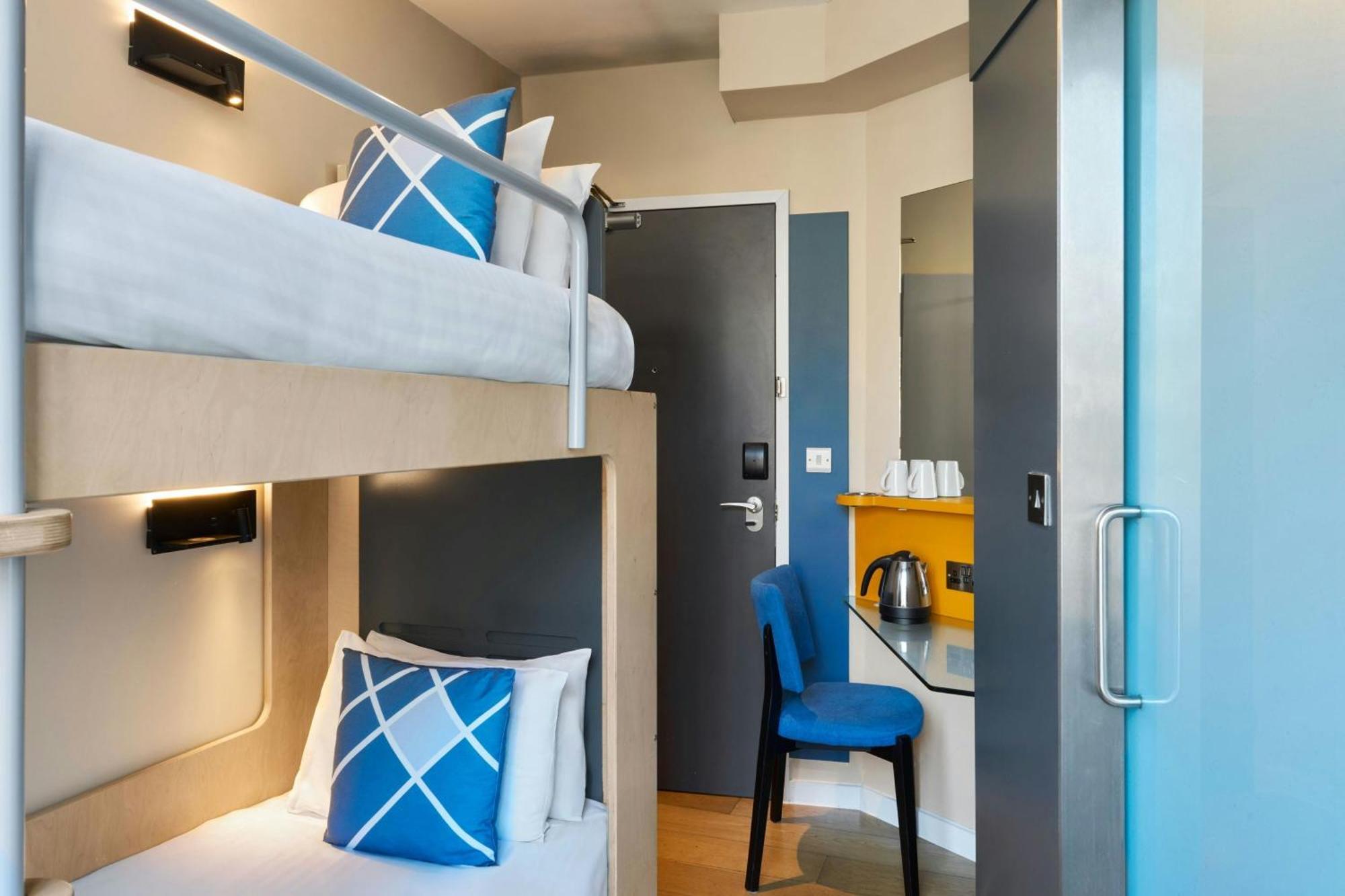 Efficient Room Two Twin Bunk Beds