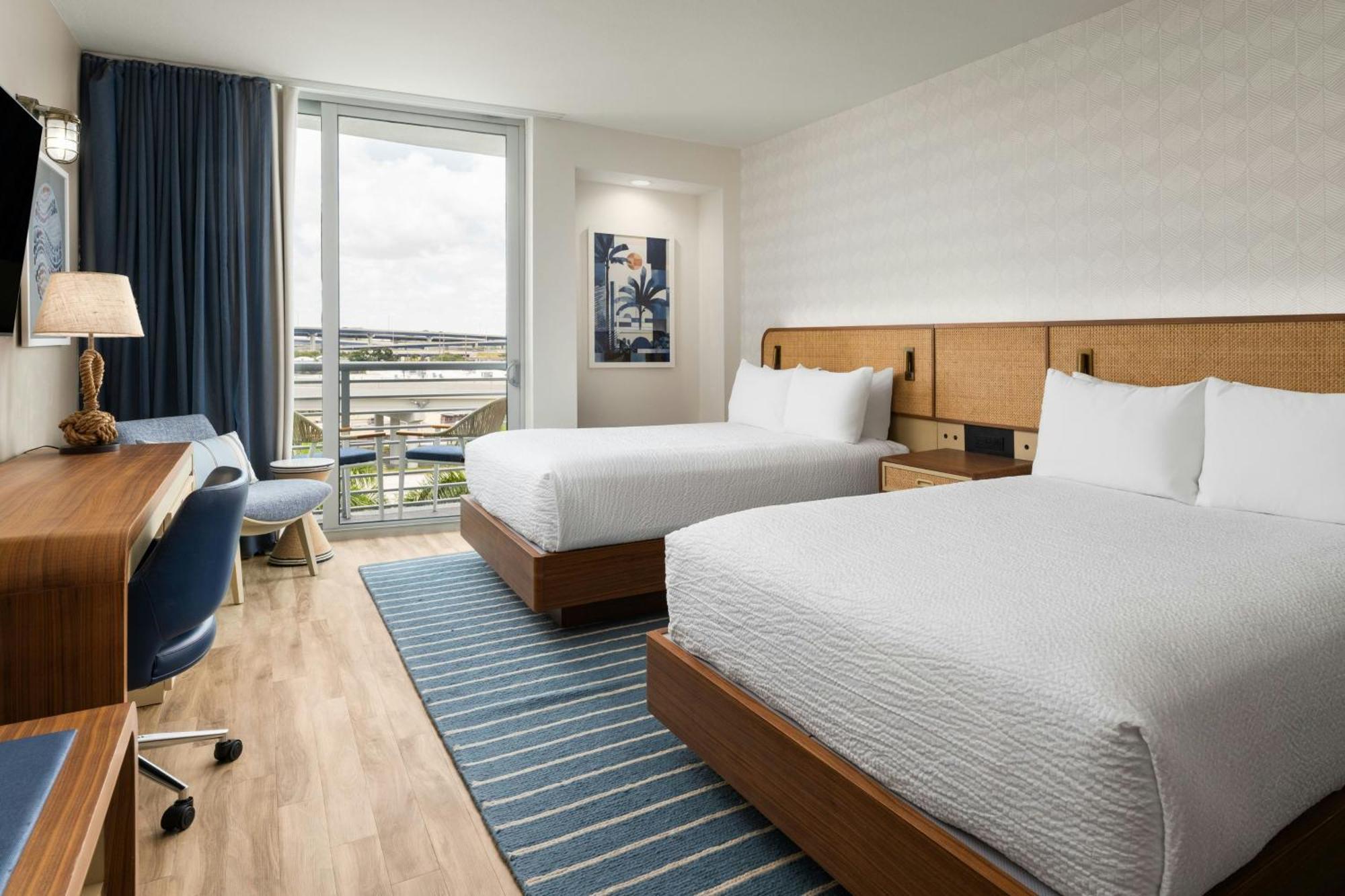 Standard Queen Room with Two Queen Beds and Balcony