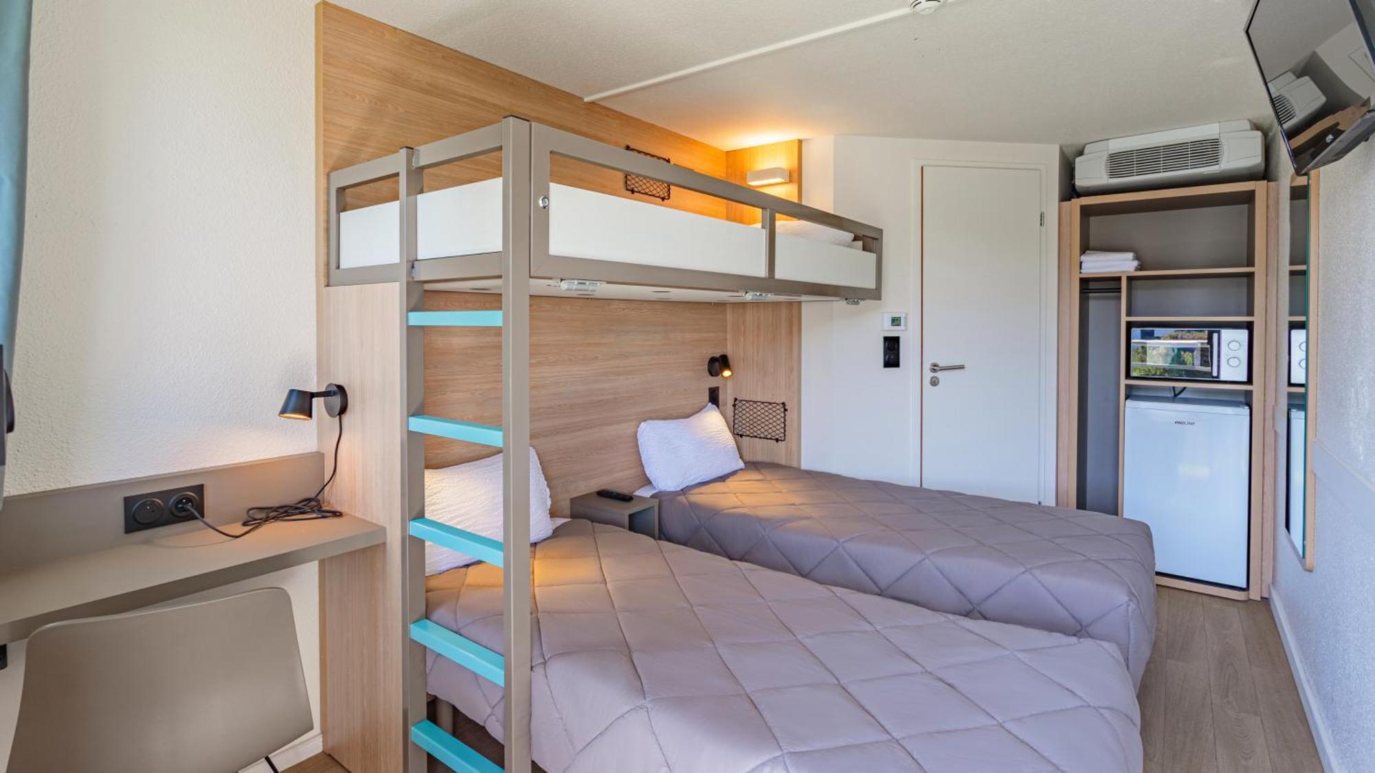 Standard Plus Room 2 Single Beds 1 Bunk Bed
