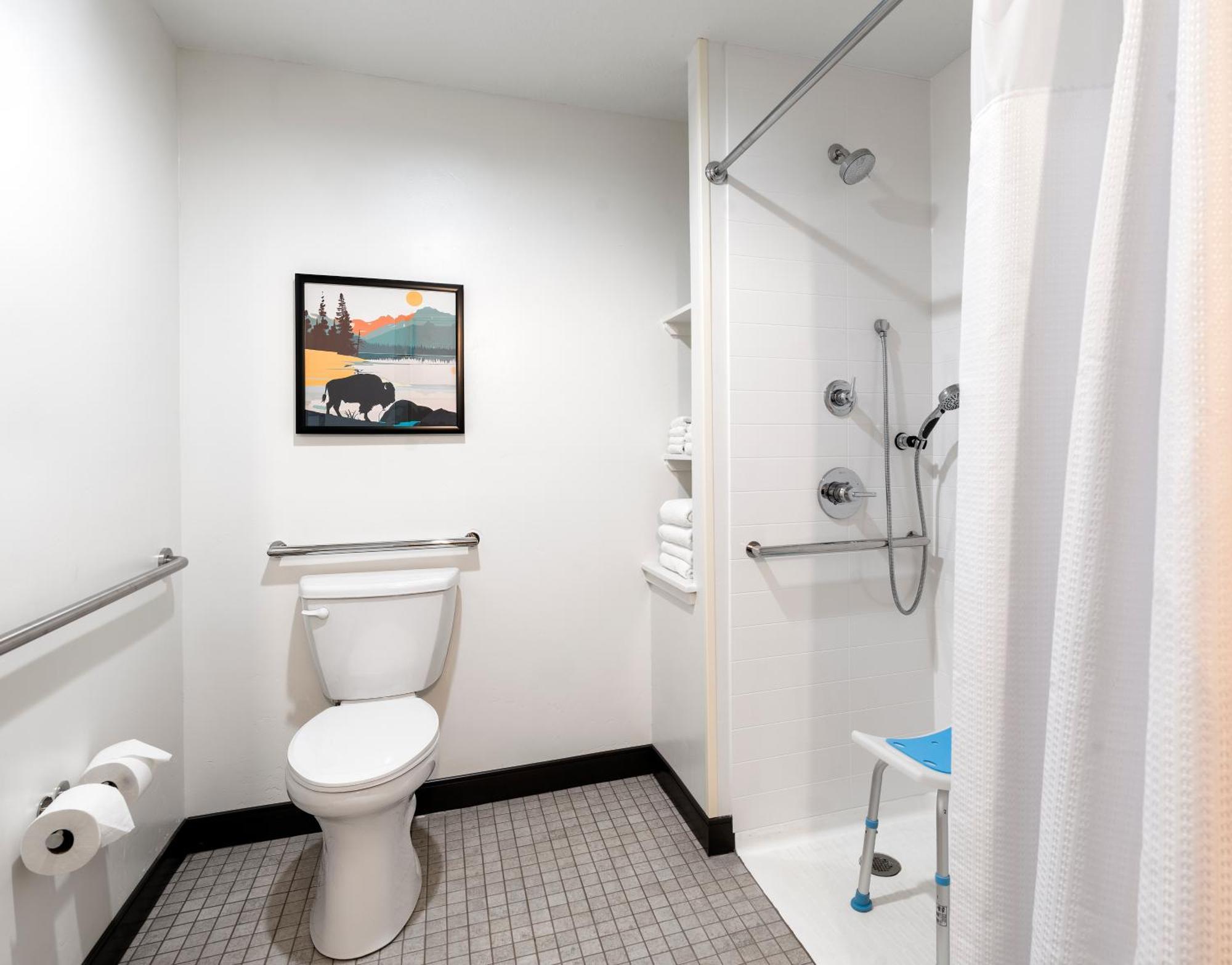 Deluxe Queen room Roll Shower