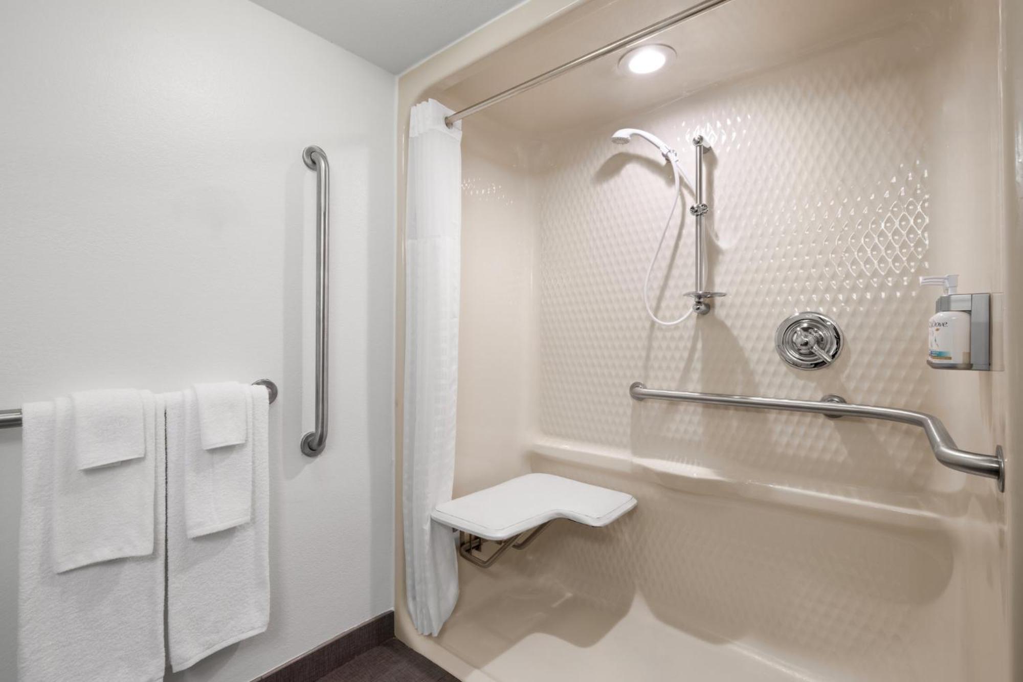 King Suite Mobility Accessible Roll Shower