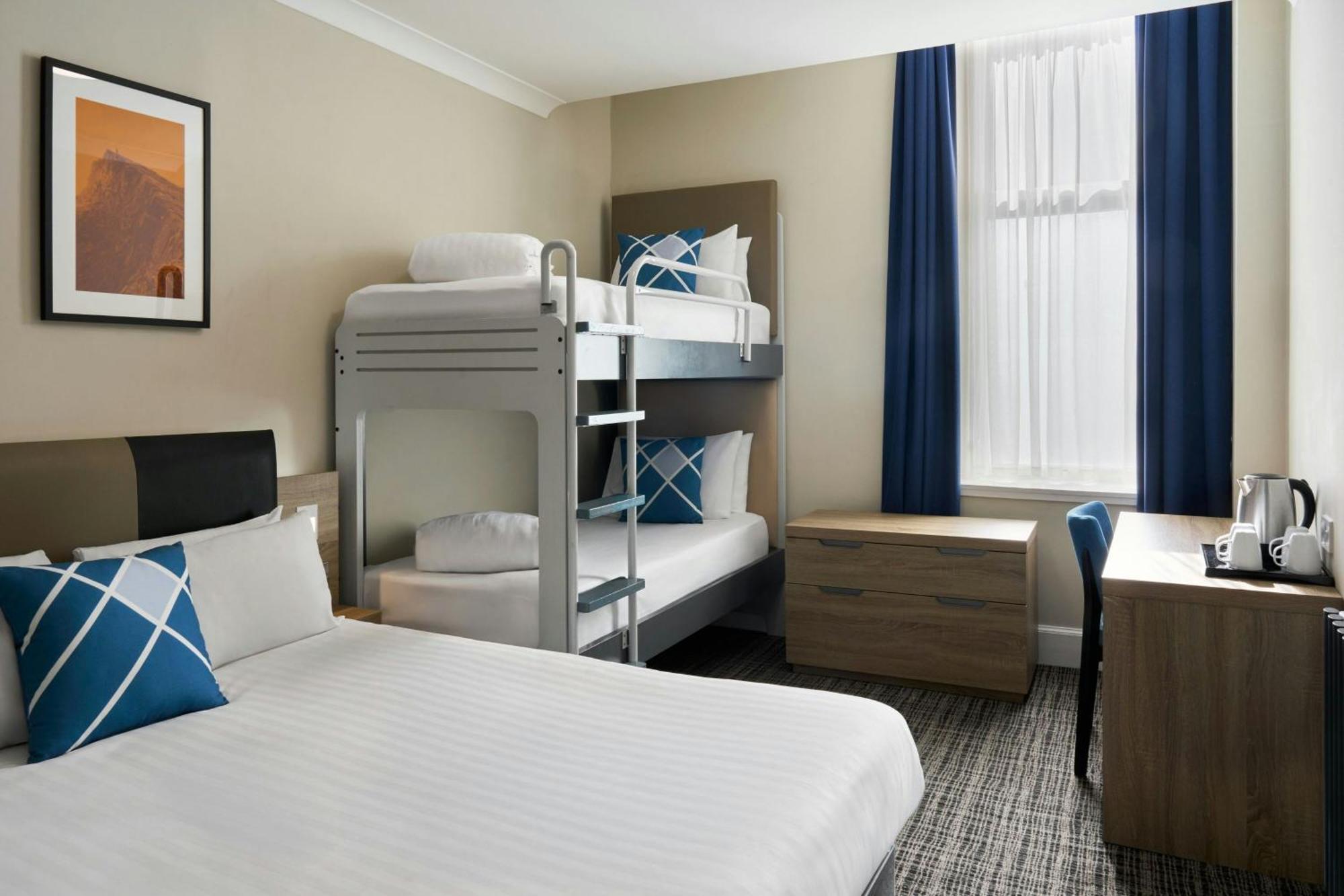 Family Room One Double Bed Two Bunk Beds