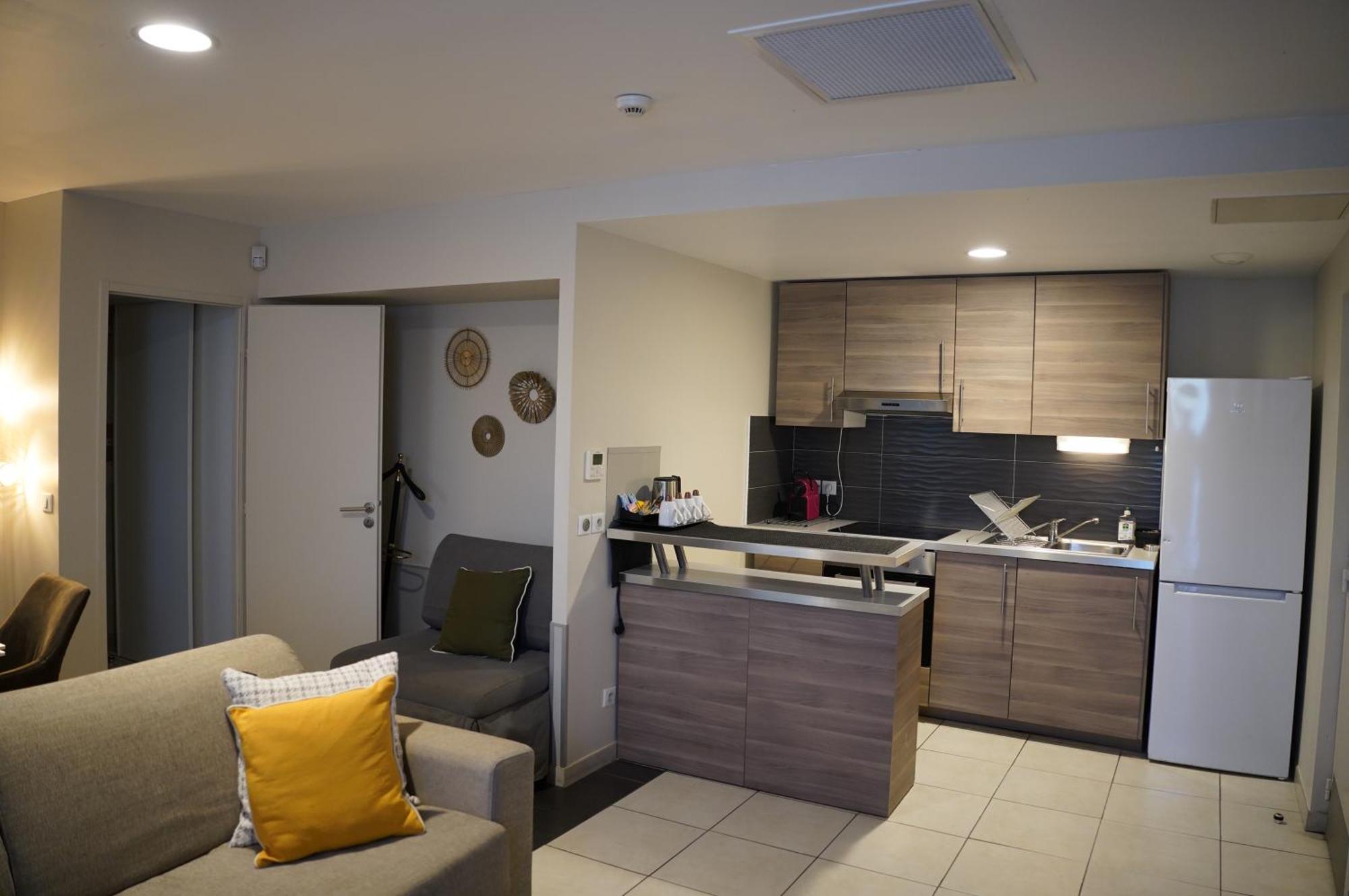 King Apartment Two Sofa Beds Kitchen Bath Tub Private Terrace Non-Smoking