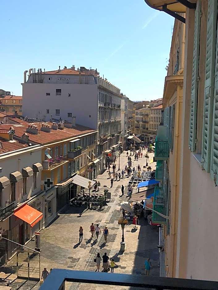 Double Room Balcony view on the pedestrian street