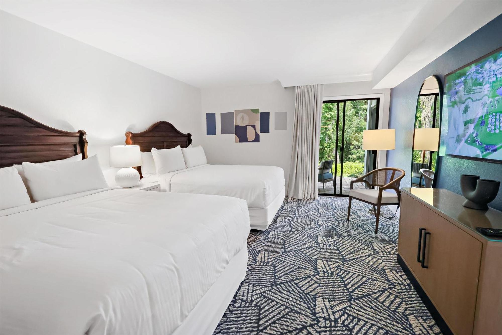 Renovated Deluxe Guest Room Two Double Beds