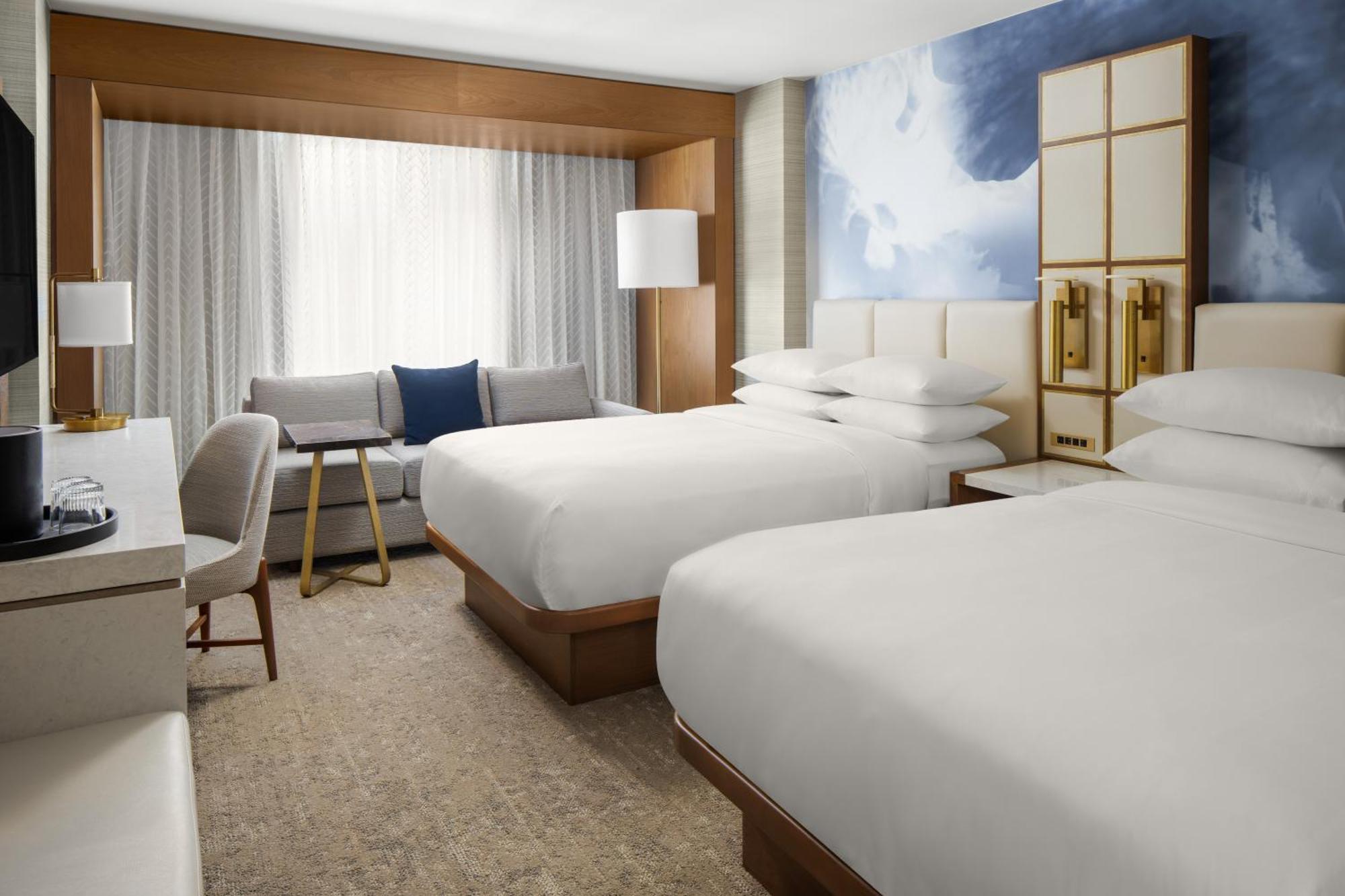 Guest Room Two Double Beds High Floor