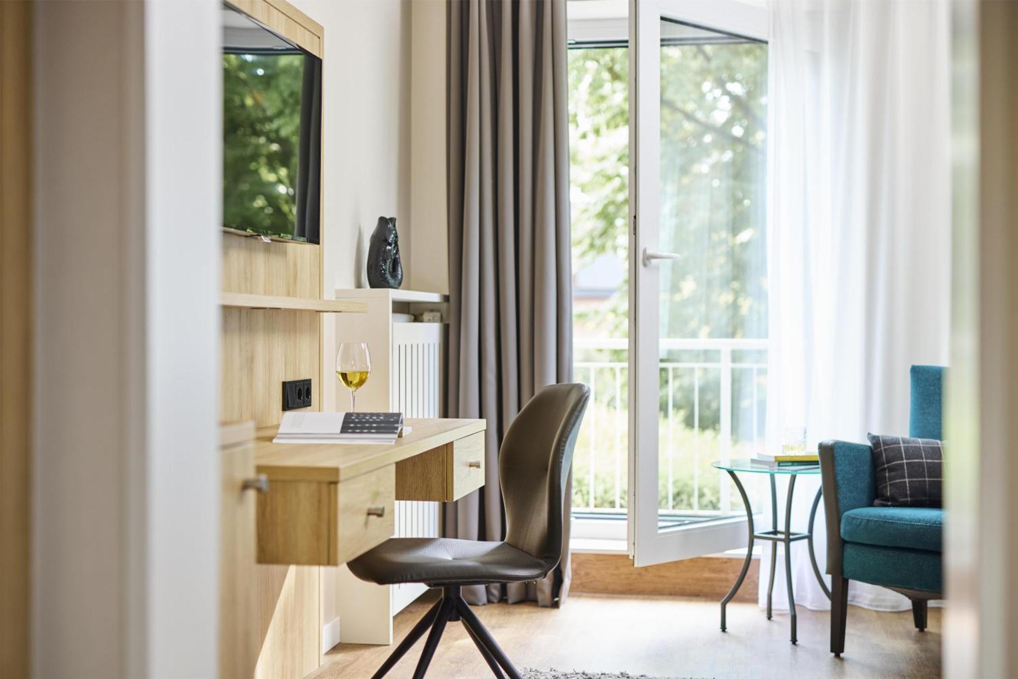 Premium Double Room Garden View Quiet Location