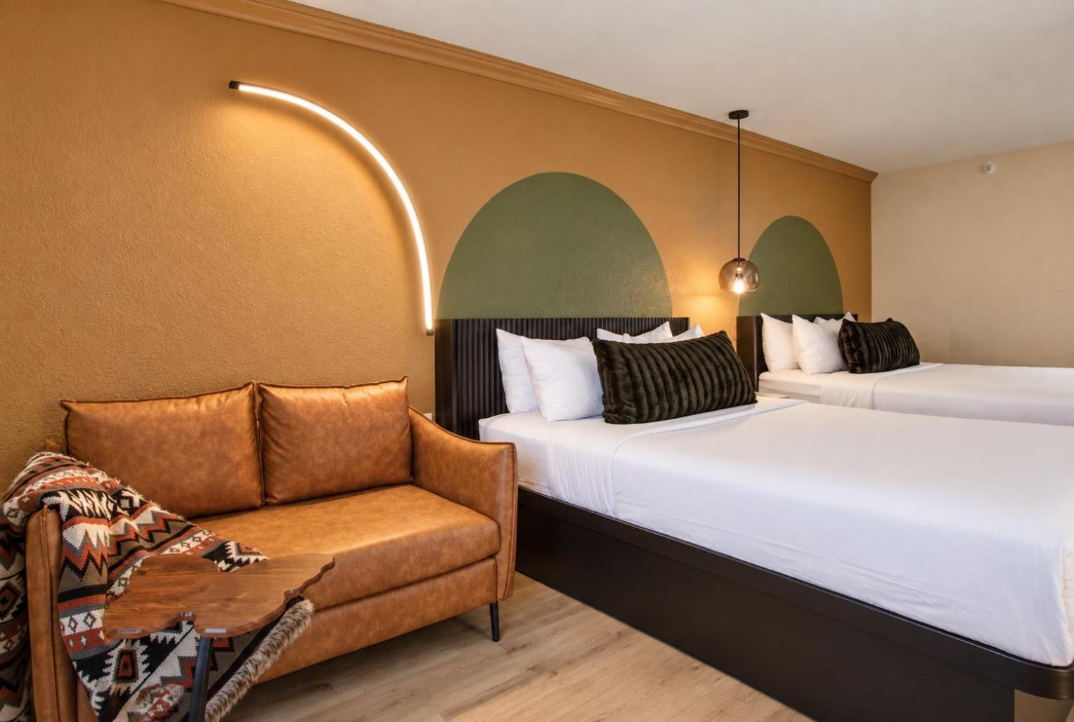 Room Two Queen Beds Sofa