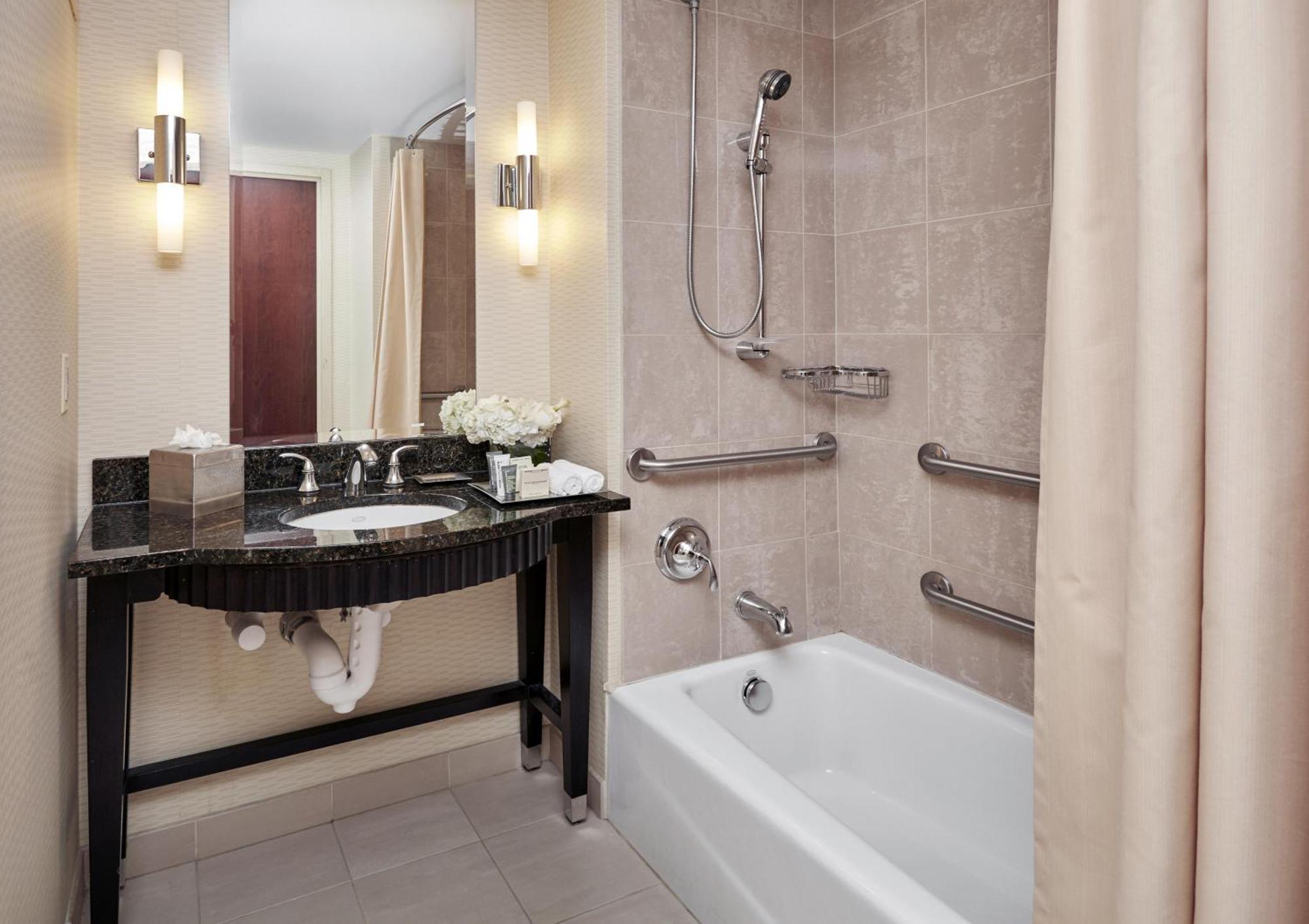 King Room Bath Tub Mobility Access