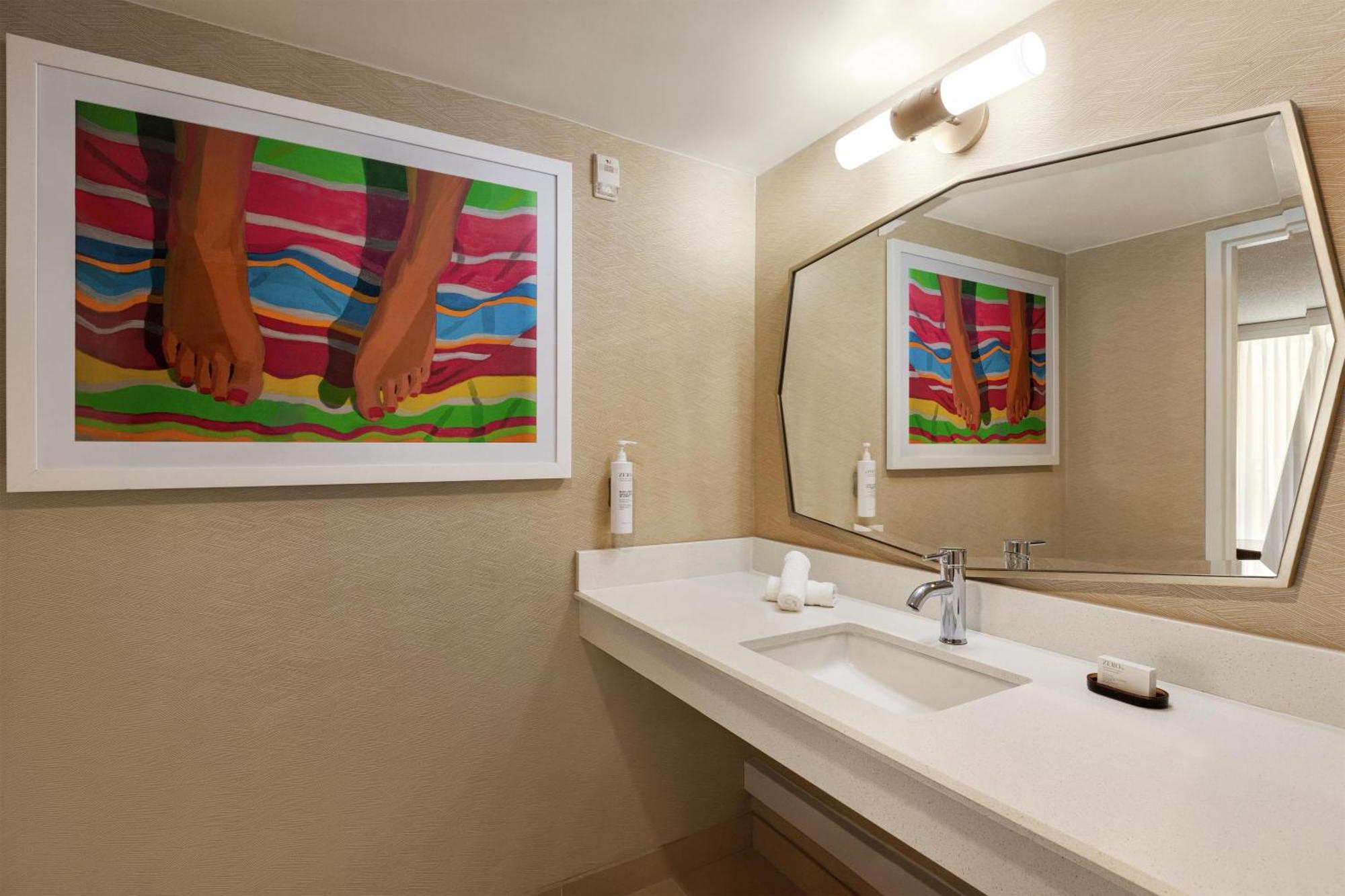 One-Bedroom King Suite Roll Shower Mobility Accessible