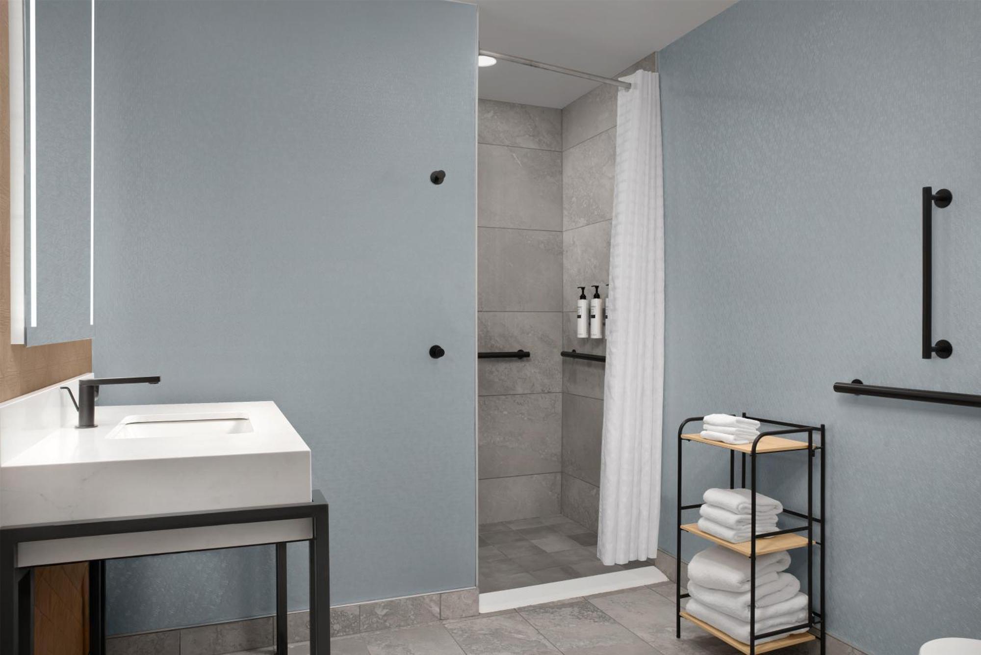 King Suite Roll Shower Mobility or Hearing Accessible Non-Smoking