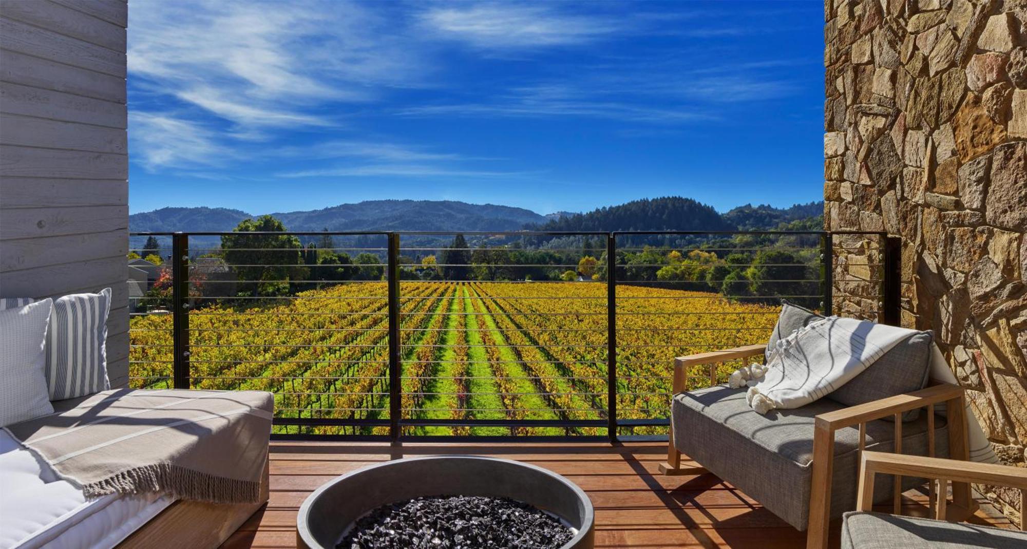 King Room Vineyard View Terrace