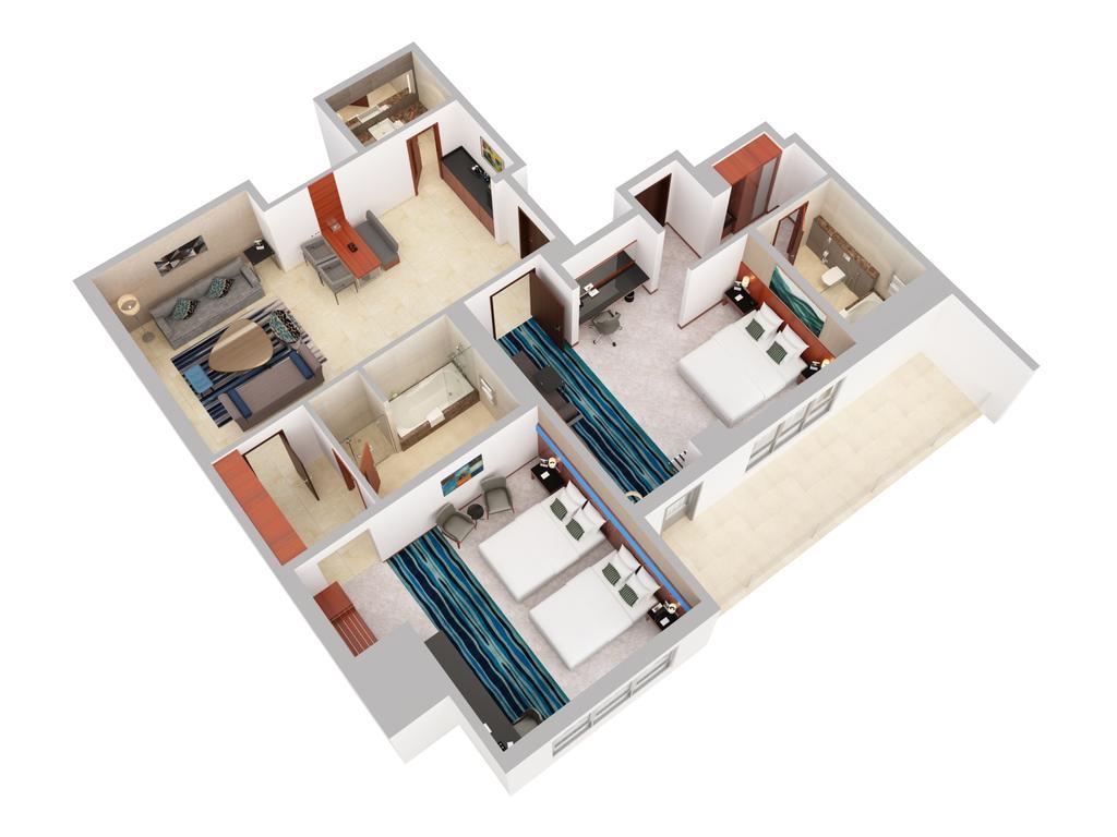 Suíte Deluxe de 2 Quartos