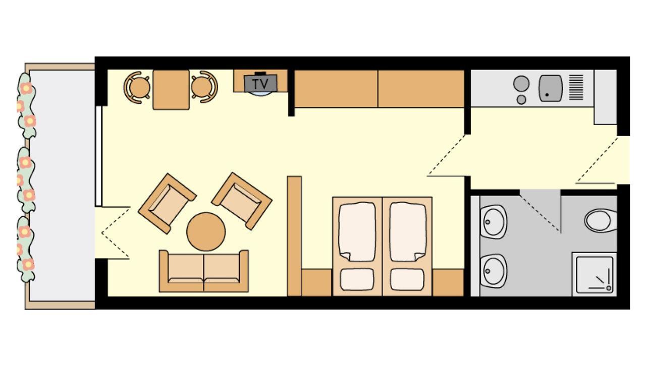 Apartment mit Terrasse - 2