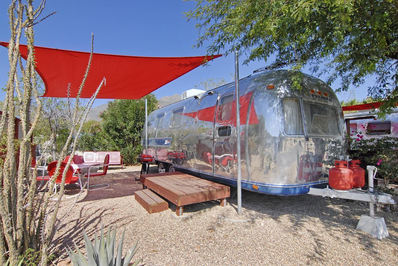 Vintage Airstream Queen Bed