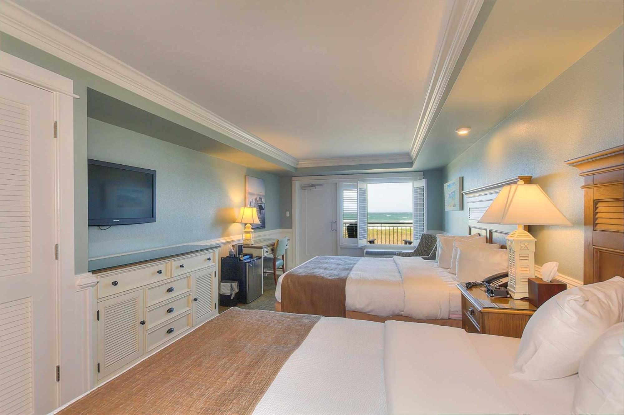 Ocean View Two Queens Beds Balcony Tower Building