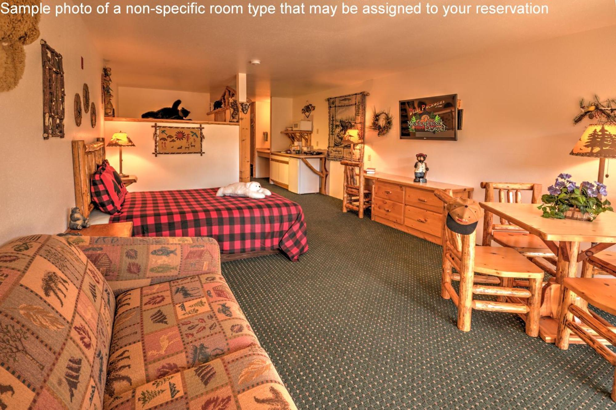 One Queen Two Twin Room