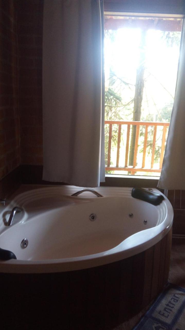 Deluxe Chalet Bath Fireplace