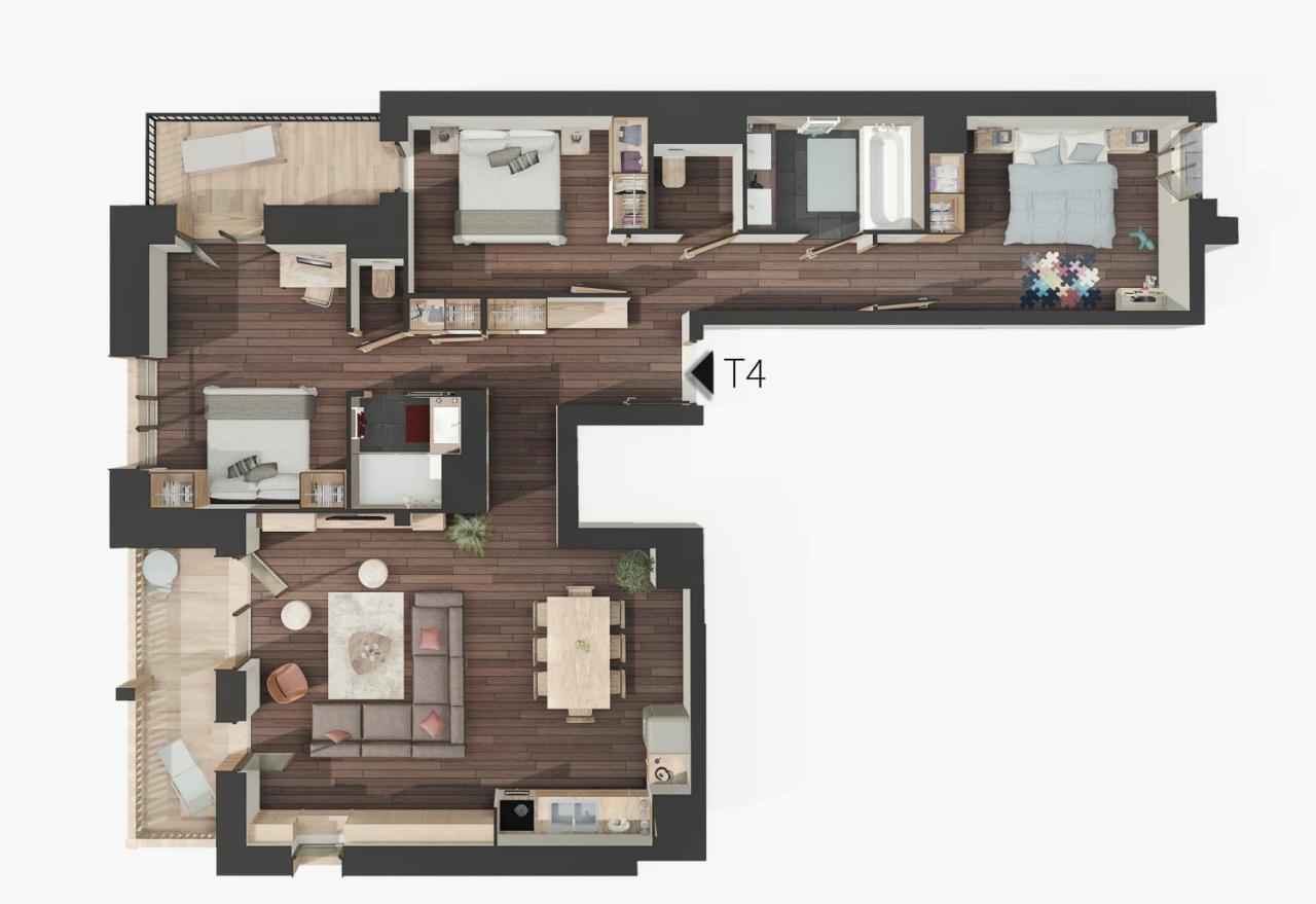 EMILOU Three-Bedroom Apartment