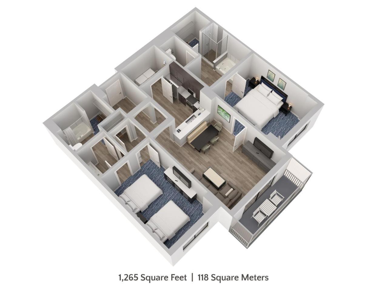 Two Bedroom Family Condo Superior View Water Park Access