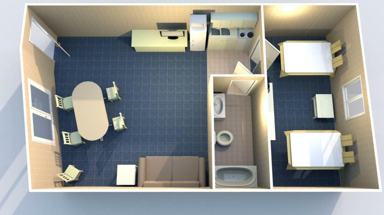 Efficiency Suite with Two Double Beds