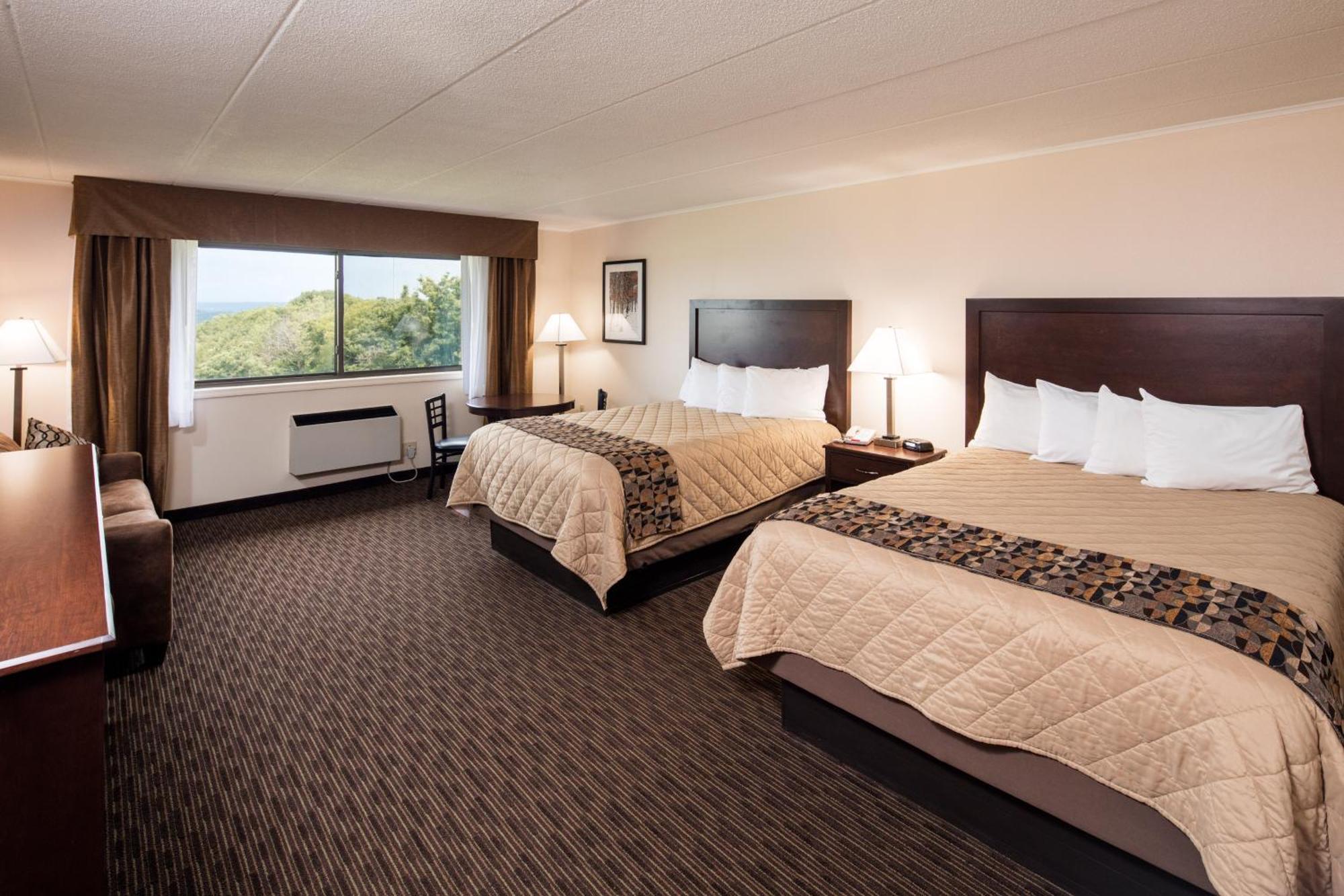 Premier Room Two Queen Beds Court Side 1