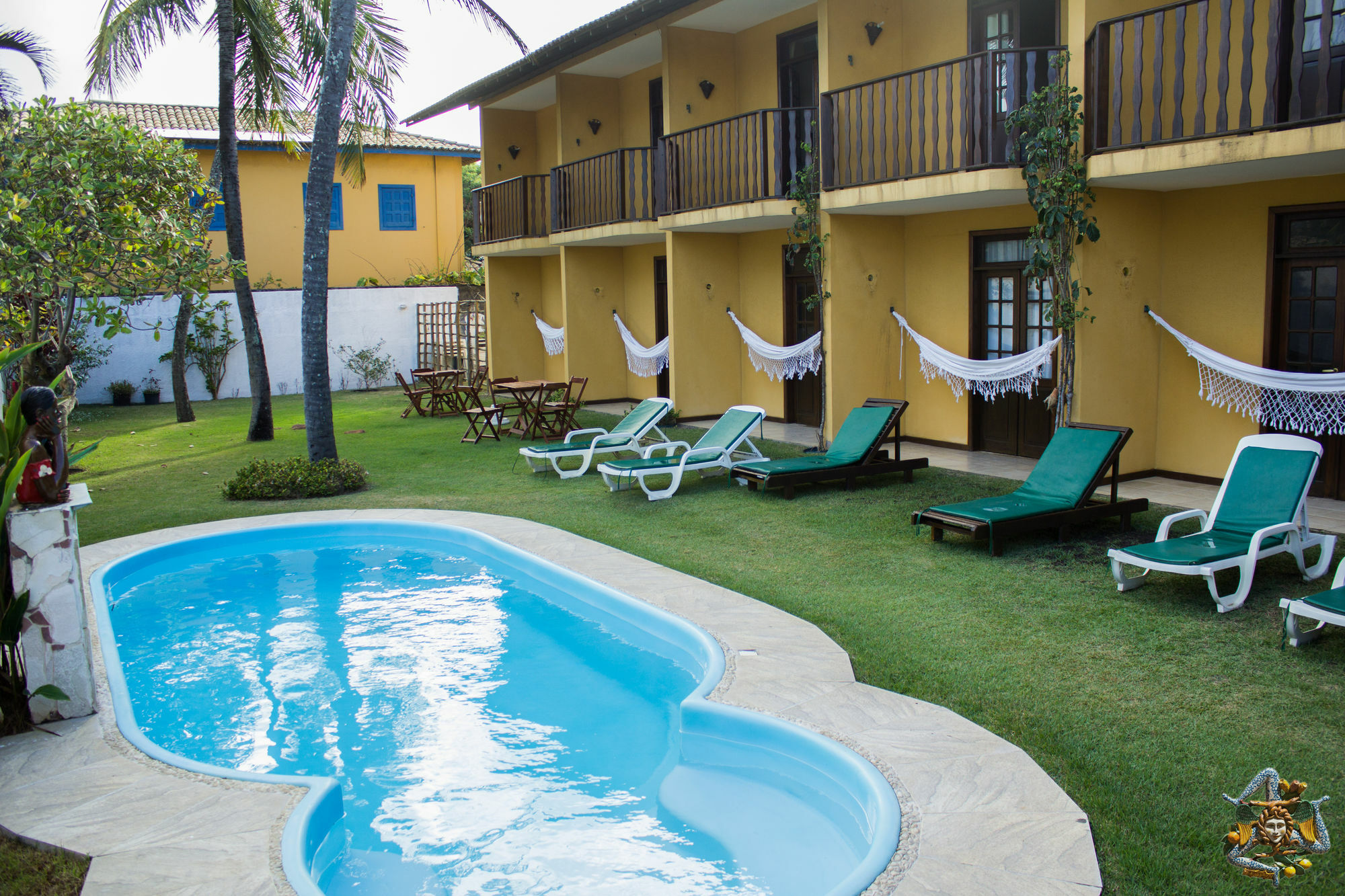 Quarto Duplo com Vista do Jardim