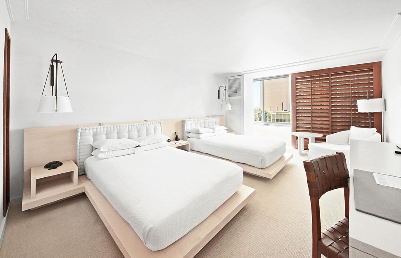 Double Room with Two Double Beds with City View
