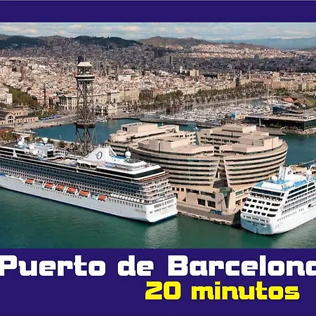 Attic,Terrace & Bbq, Airport 15 Min, Cruise-Port 30 Min, Facil Enlace Metro Barcelona-2