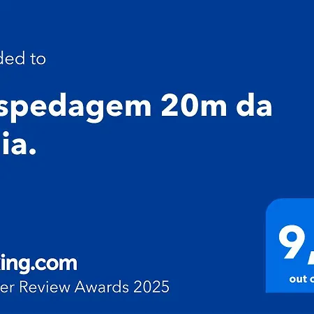 Hospedagem 20m da praia.-3