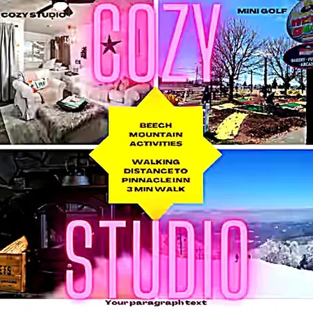 Beech Mountain Studio Near Slopes, Land Of Oz & Trails-3
