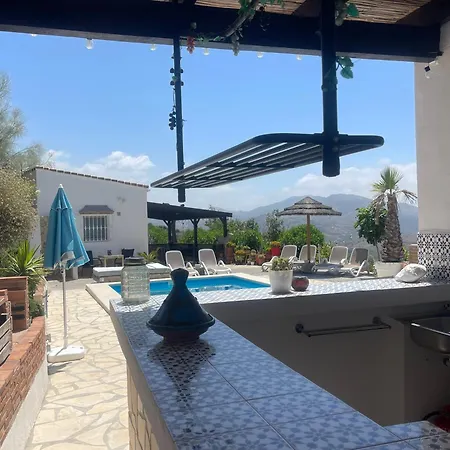 Casira, casitas en gastenkamers, Viñuela, Andalucía-3