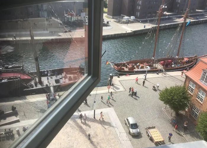 Appartment im Ohlerich Speicher in Wismar mit Stadt -und Meerblick