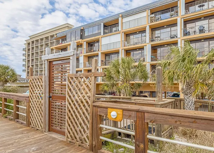 Oceanfront Condo With Great View, Fast Wifi, & Central Ac - Steps To The Beach