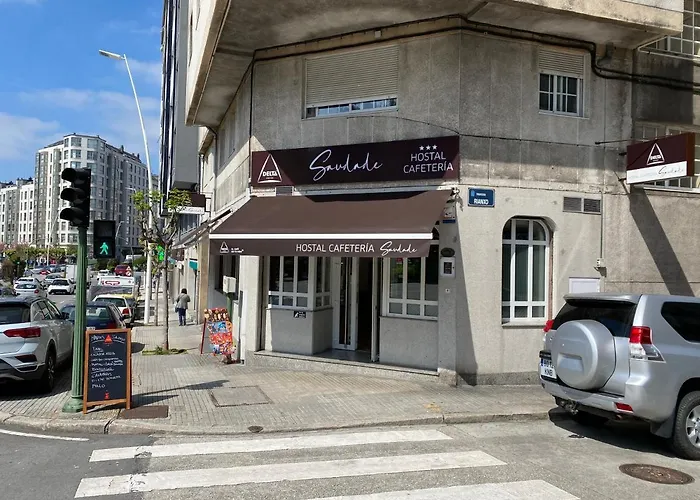Saudade Hostal Cafetería A Coruña
