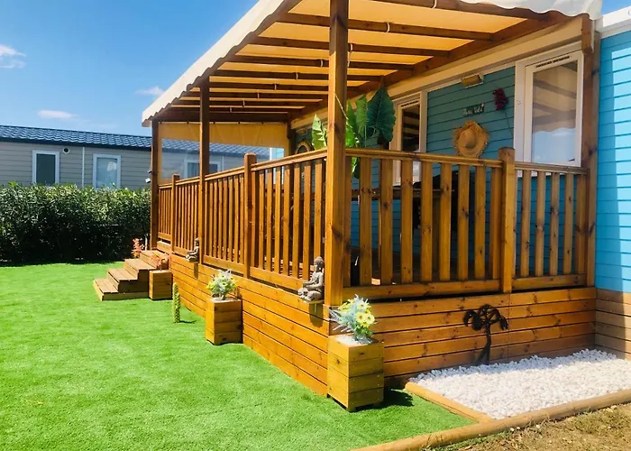 Mobil Home Dans Camping 4* Acces Direct Plage